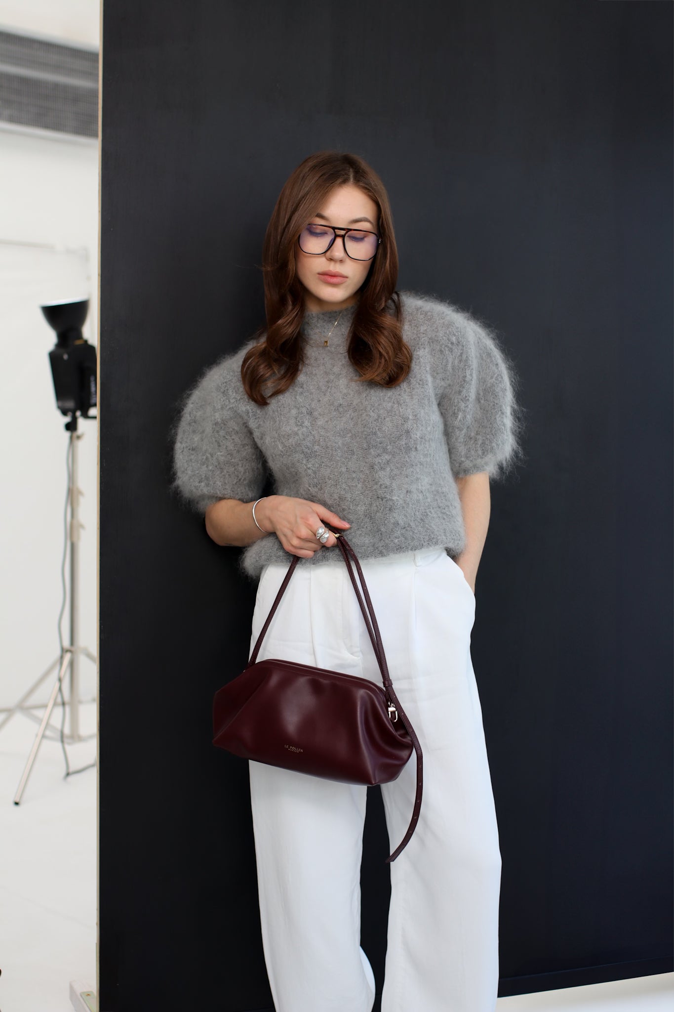 Freya Maxi Burgundy Nappa