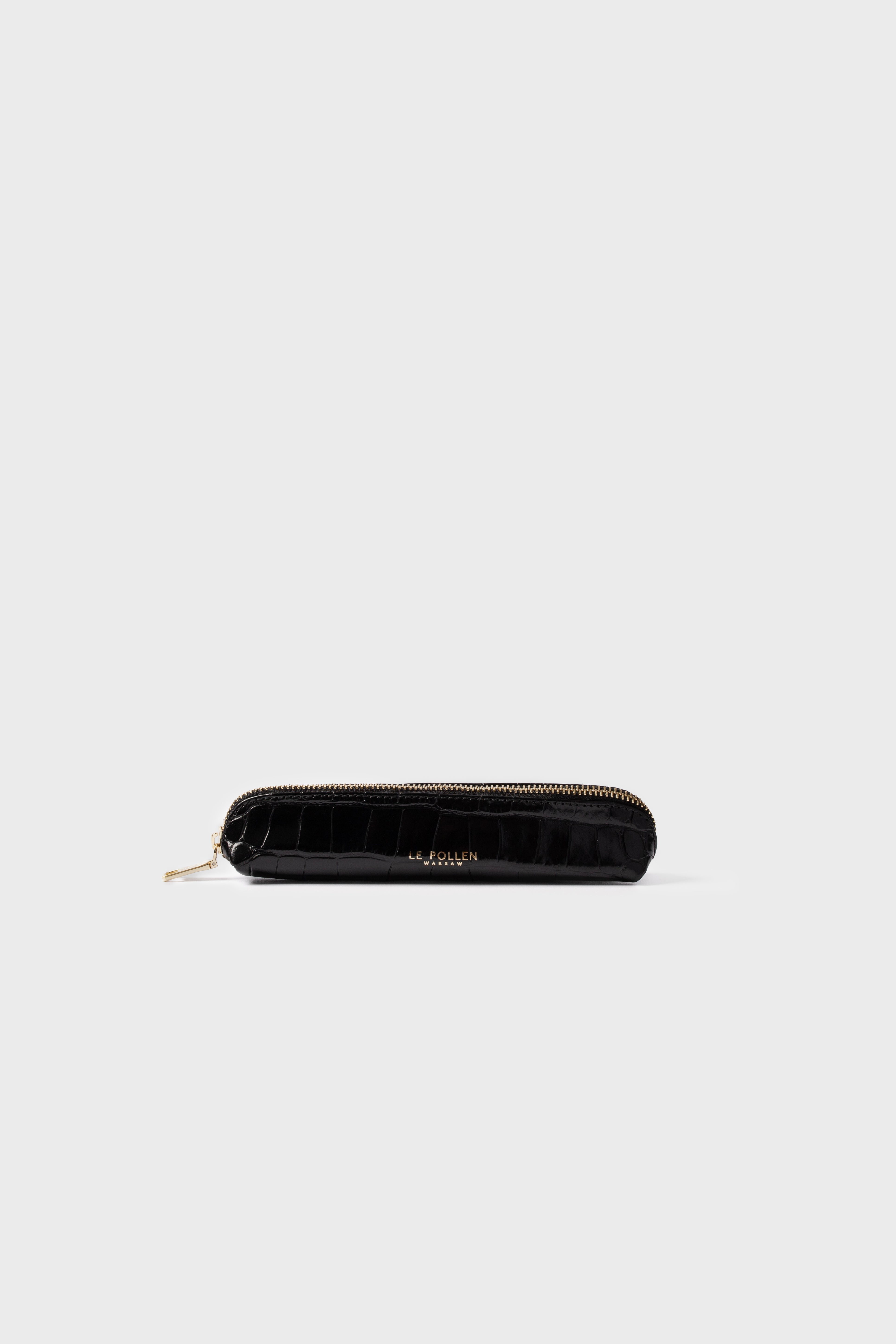 Piórnik Black Croco