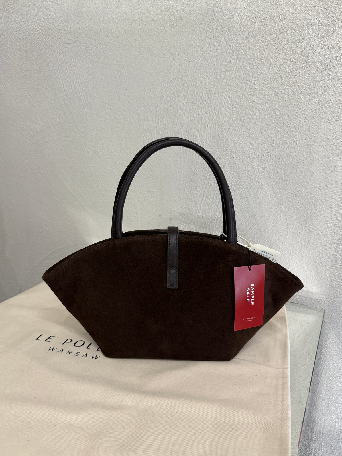 Mini Alva Chocolate Suede