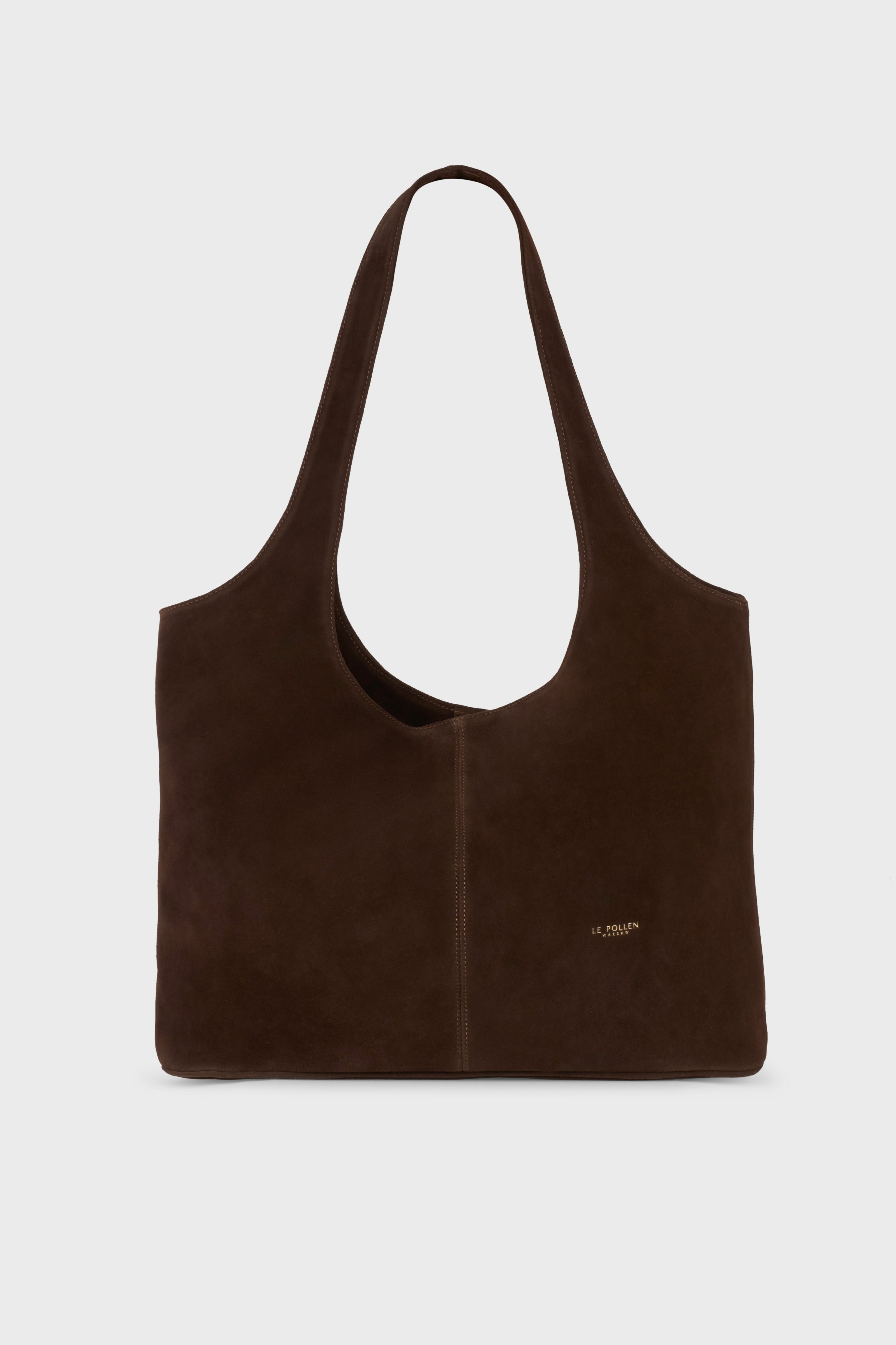 Easy Tote Chocolate Suede