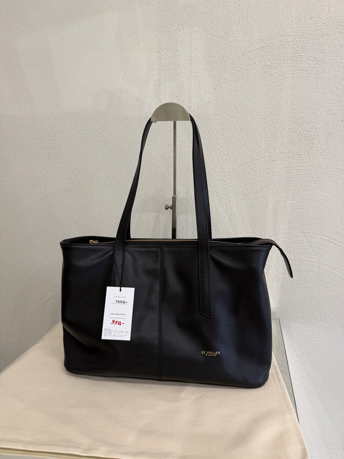 Shopper Noam Midi Black Nappa