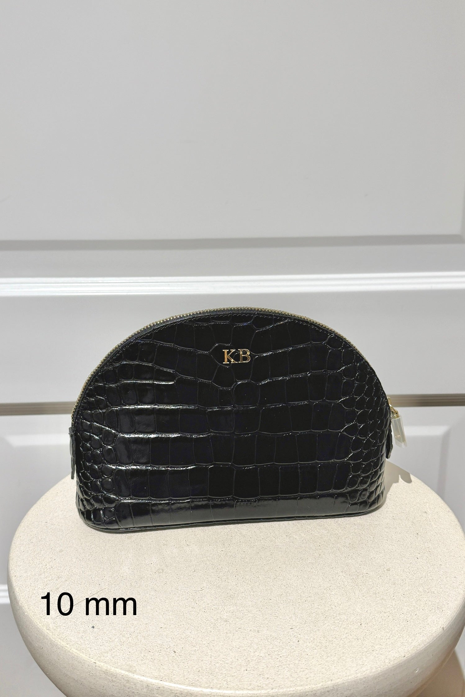 Kosmetyczka Rovena Czarny Krokodyl