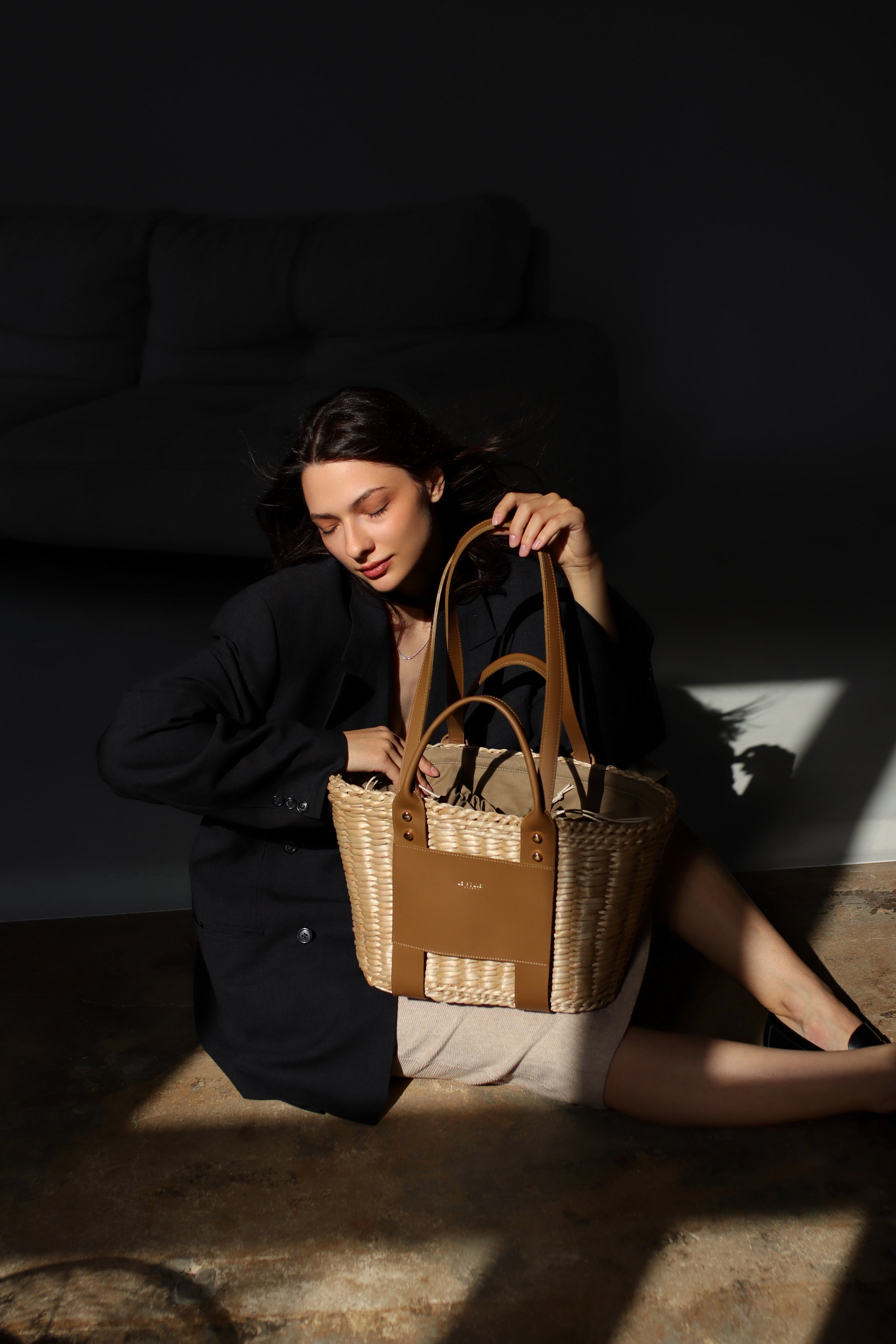 Woven Basket Natural