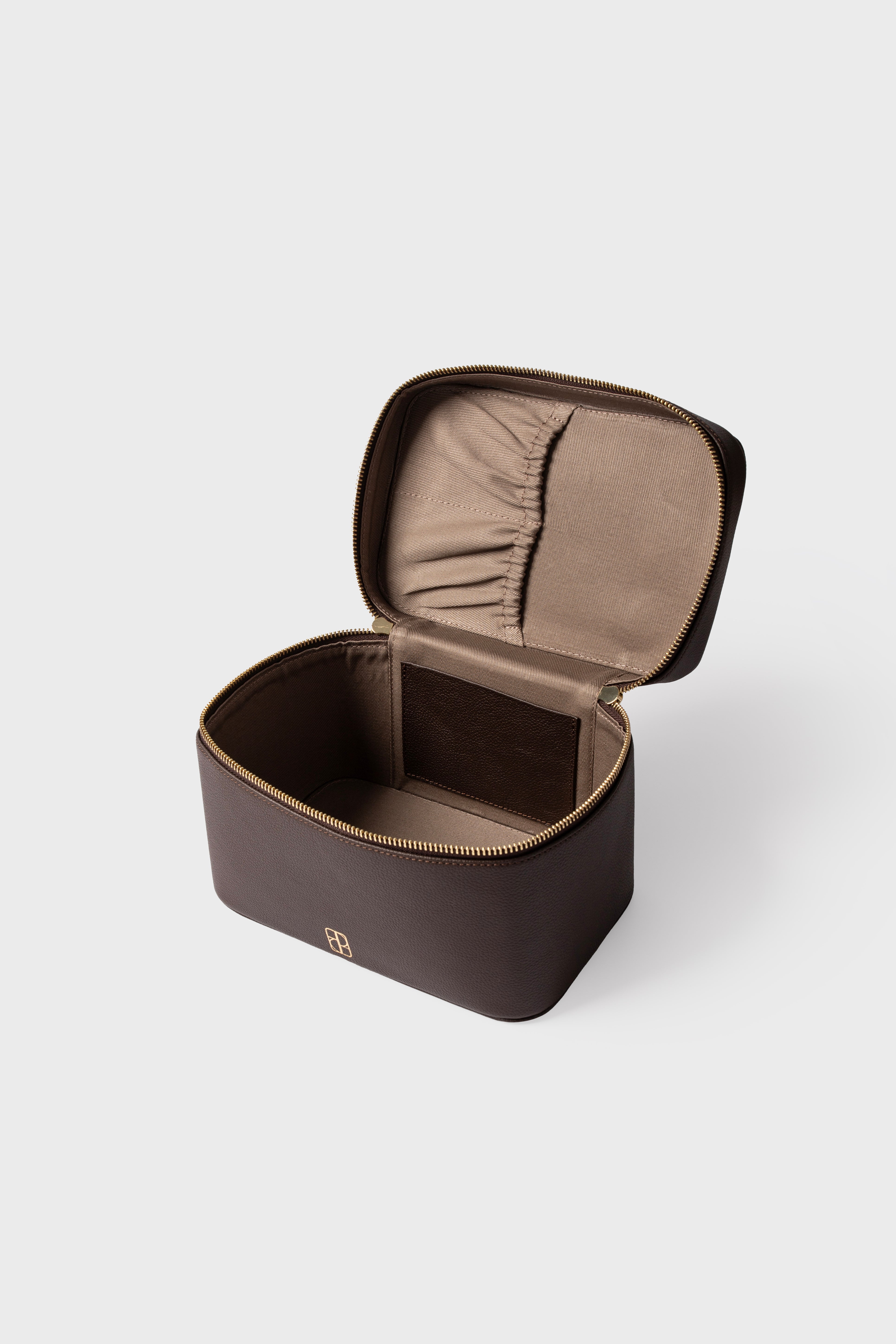 Vanity Case Brown Grain