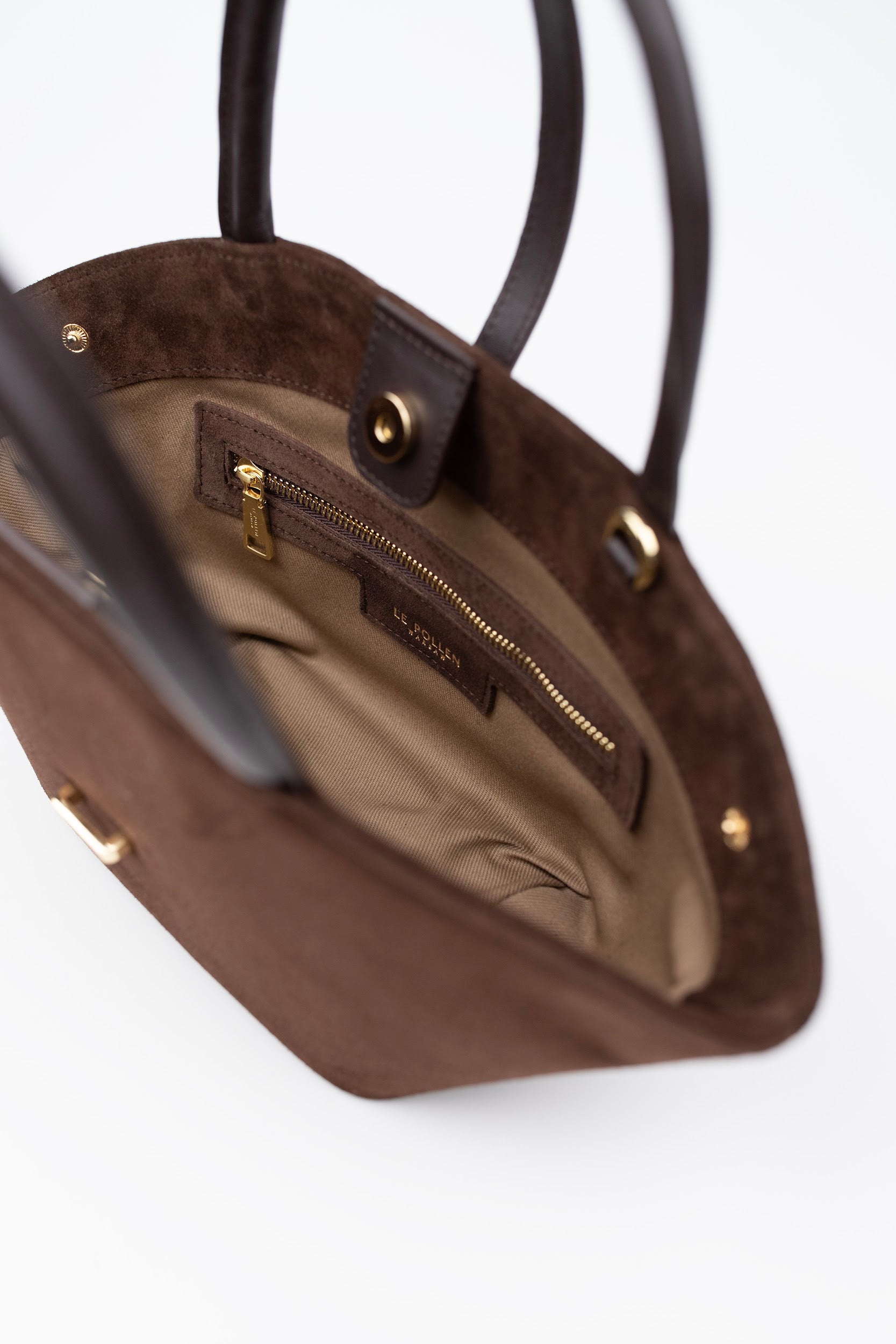 Mini Alva Chocolate Suede