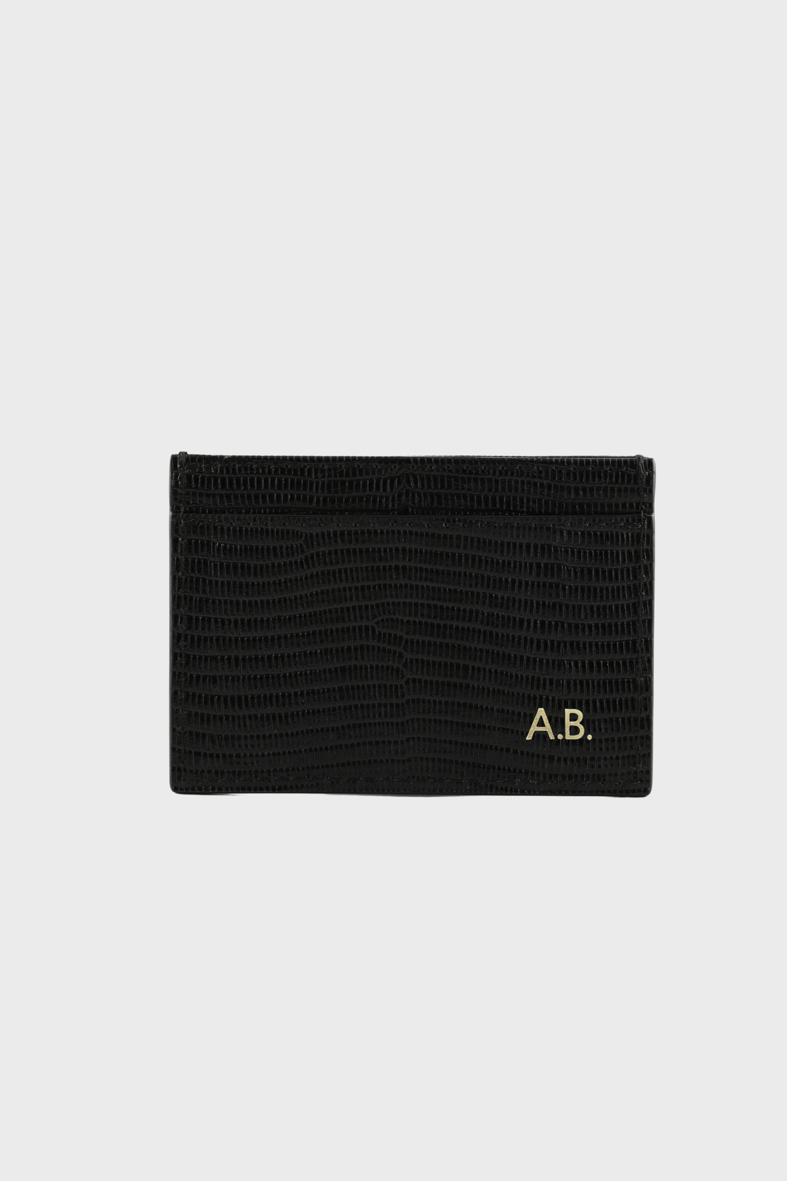 Cardholder Black Lizard