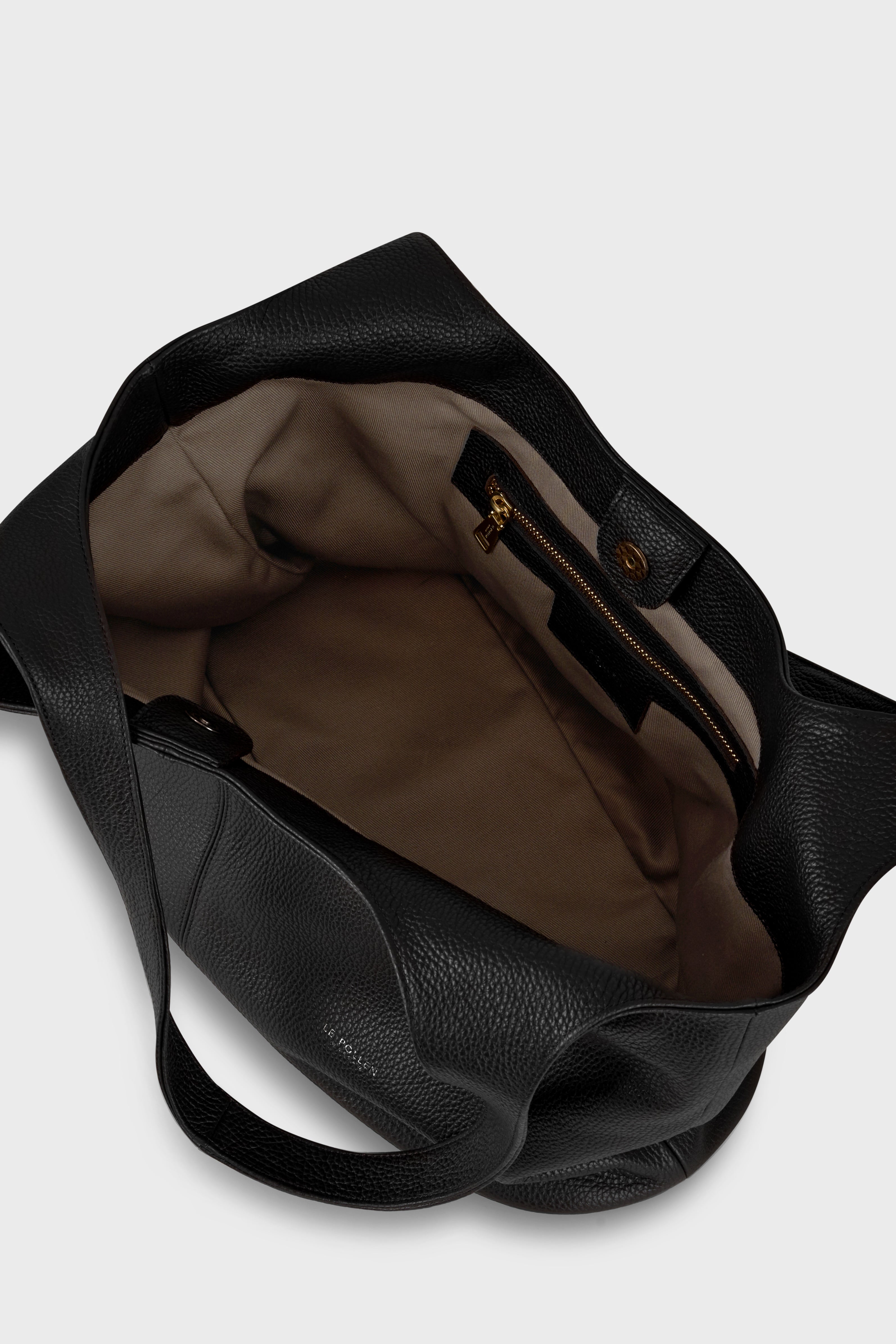 Easy Tote Black Grain