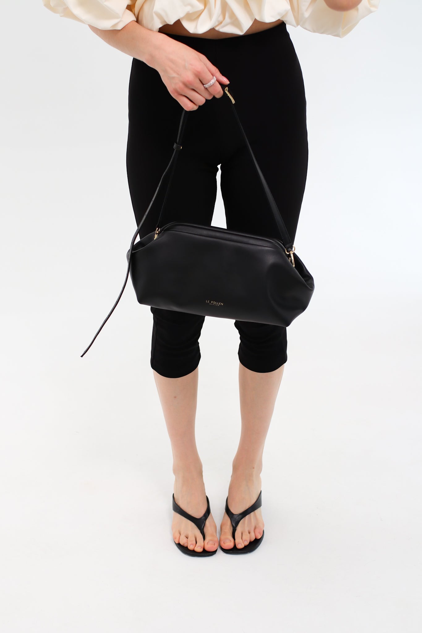 Freya Maxi Black Nappa