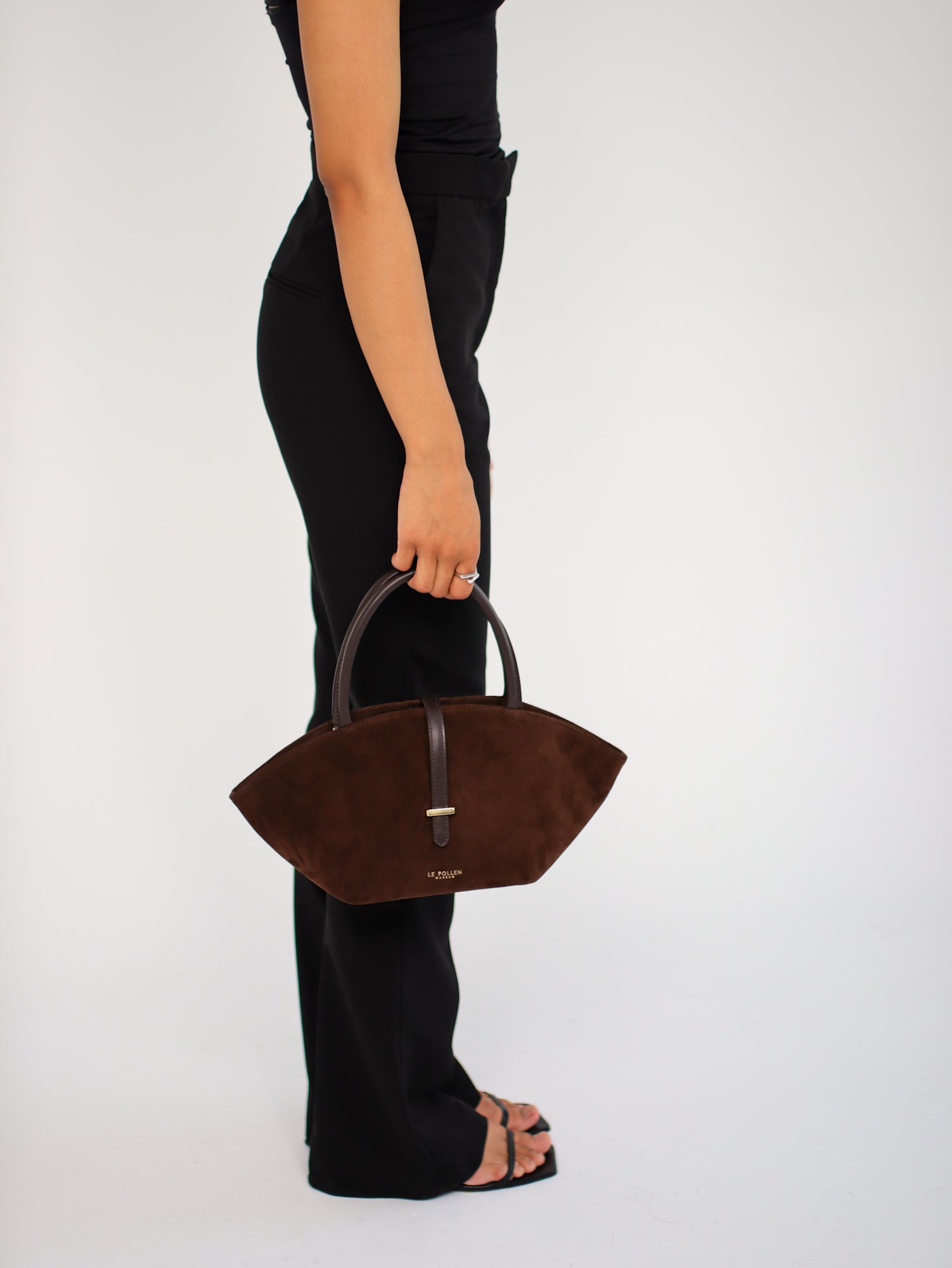 Mini Alva Chocolate Suede