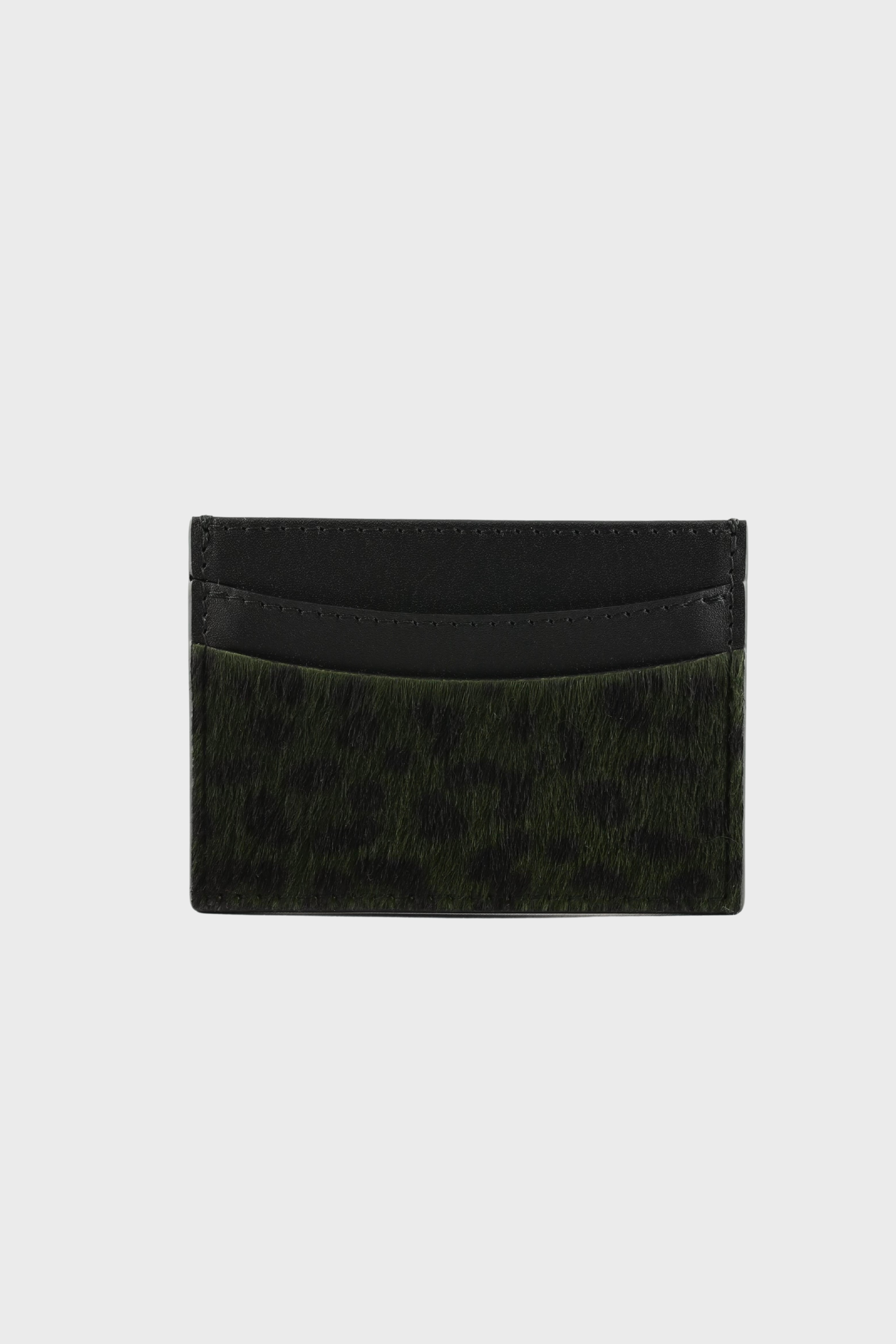 Cardholder Green Leopard