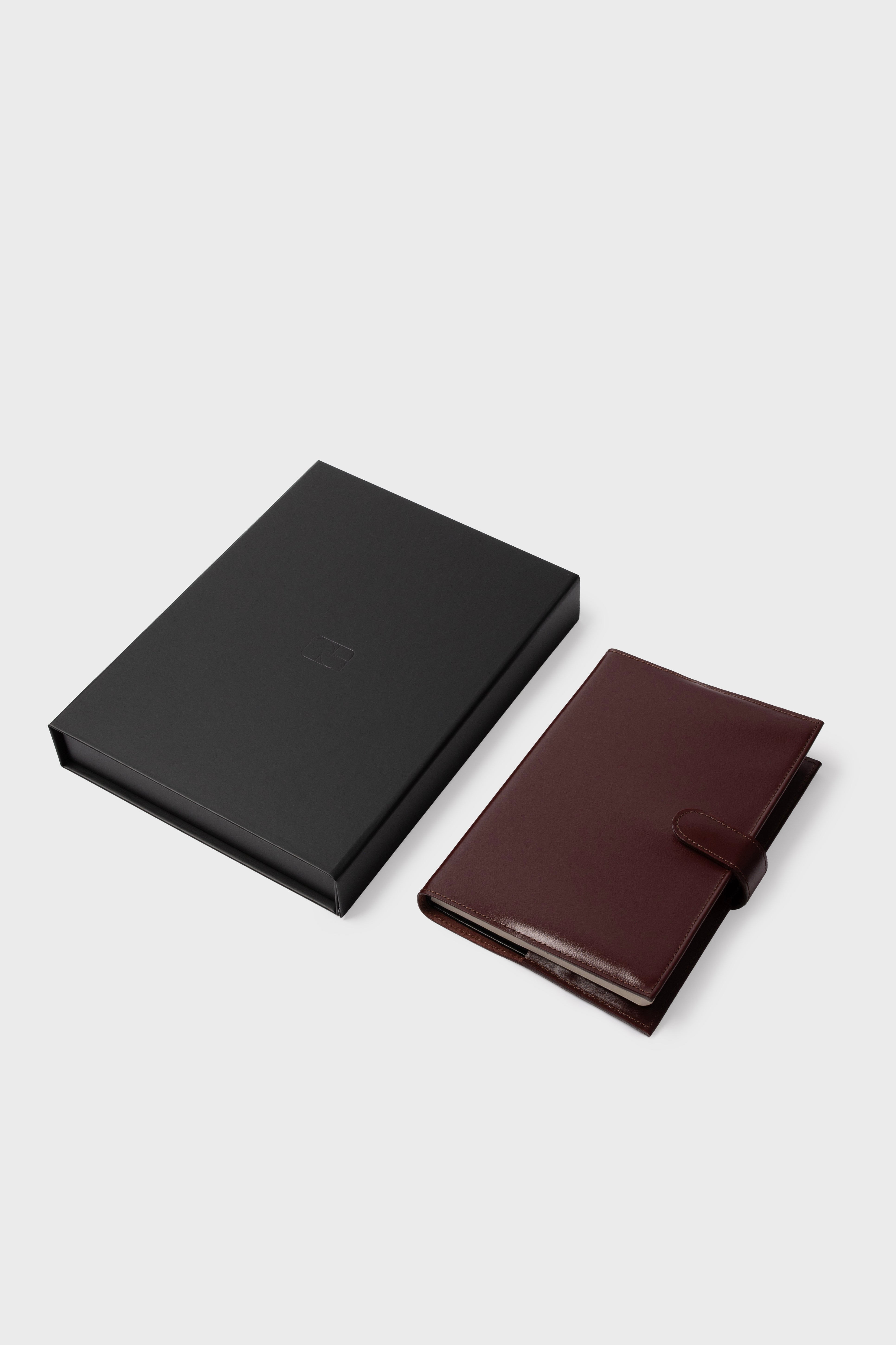 Kalendarz Burgundowy Gładki