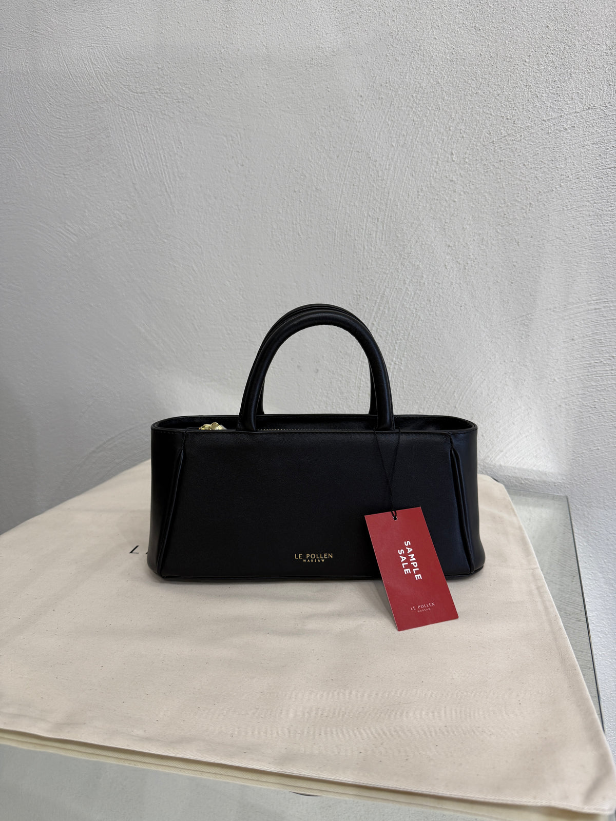 Mia Black Nappa Sample Sale