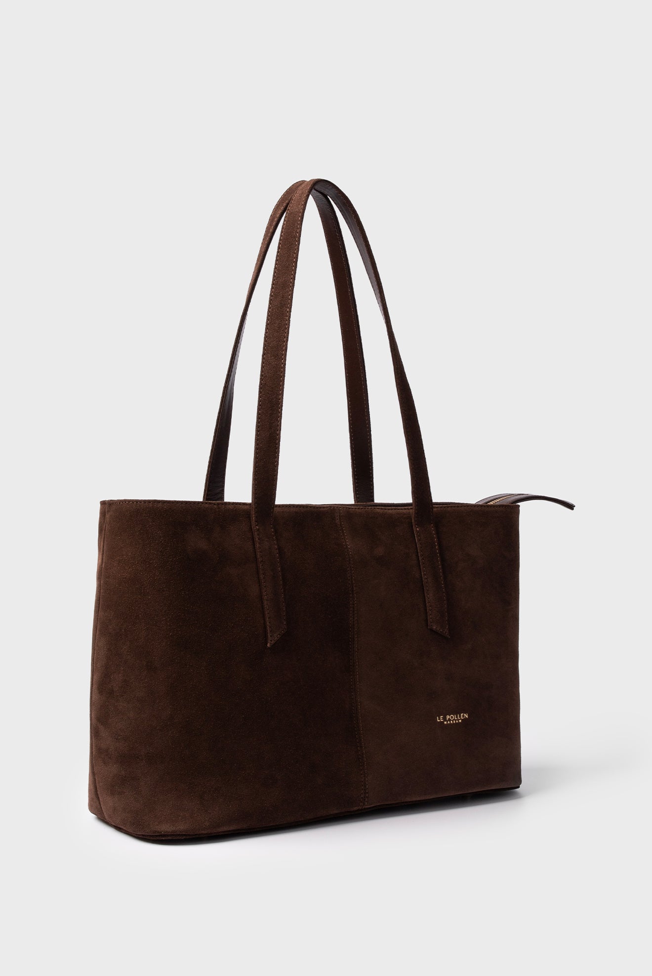 Noam Midi Chocolate Suede