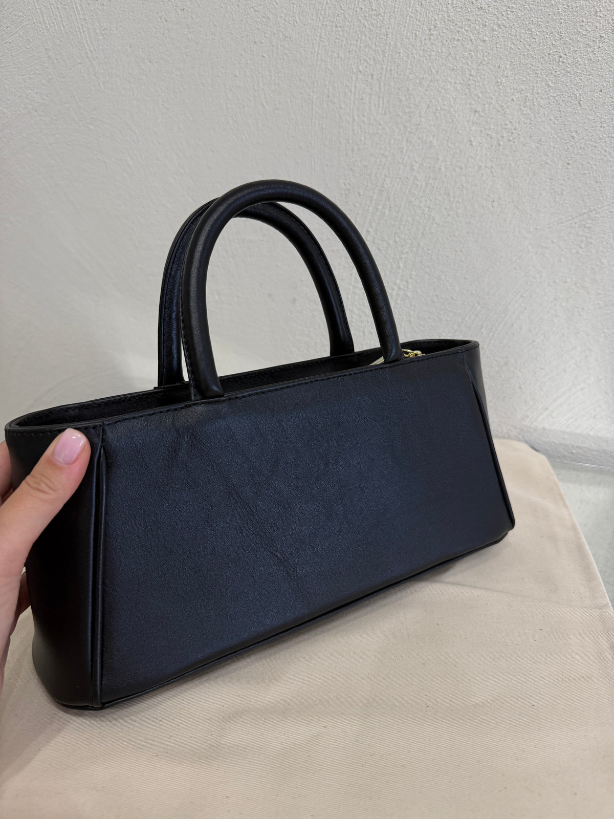 Mia Black Nappa Sample Sale
