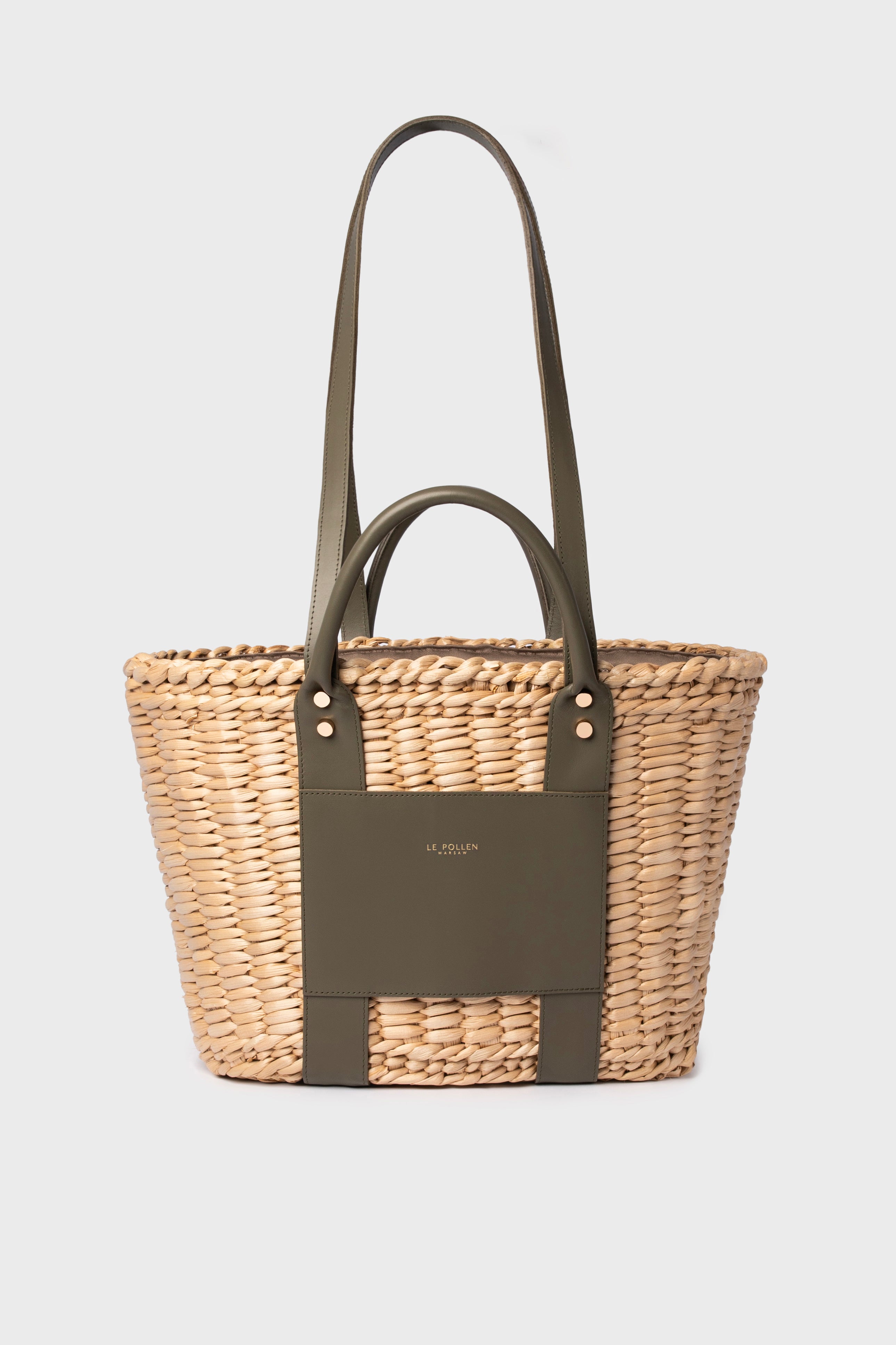 Woven Basket Olive