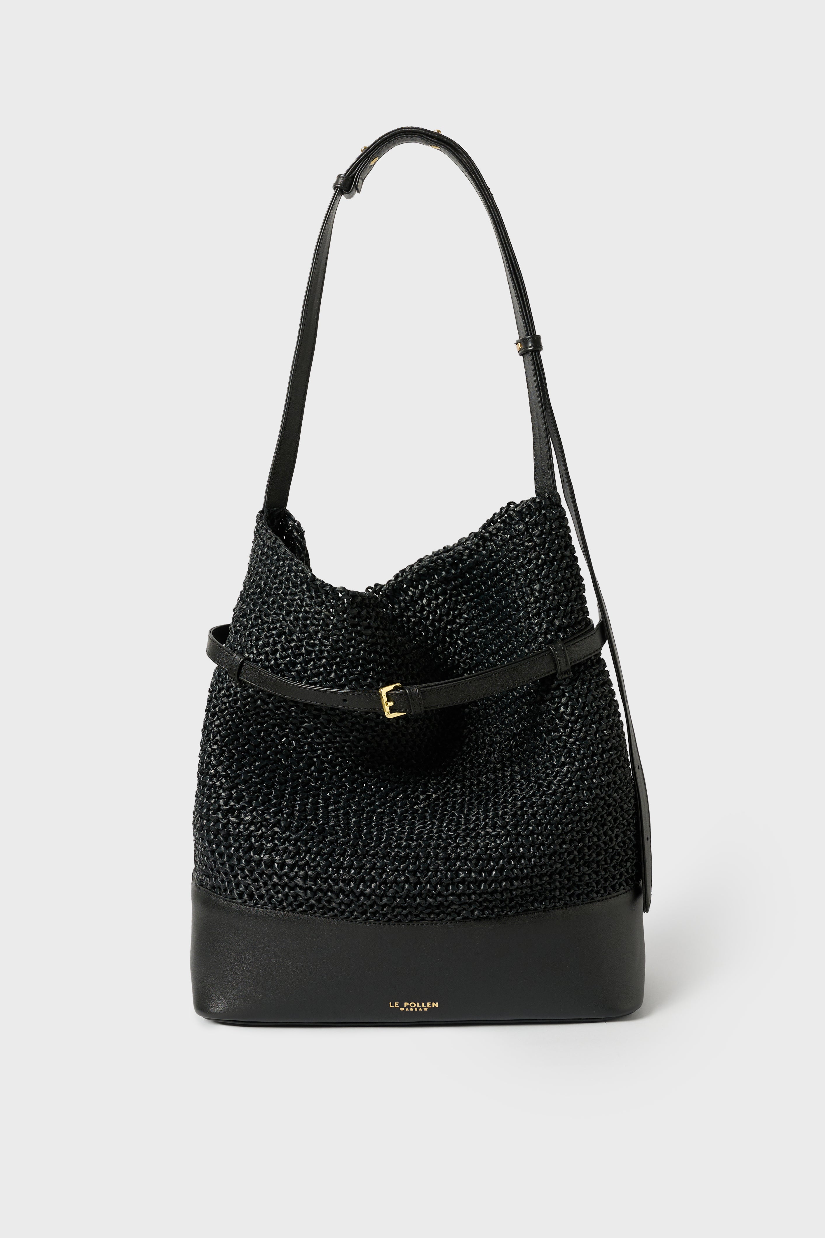 Nubia Black Raffia