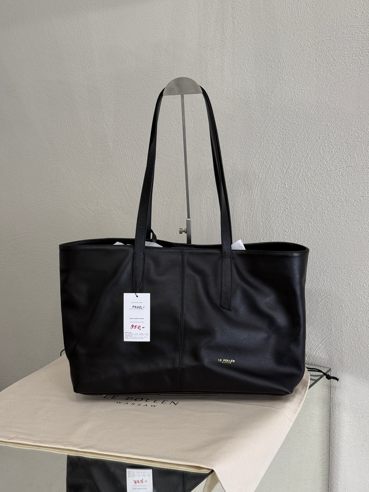 Shopper Noam Large Black Nappa Sample Sale
