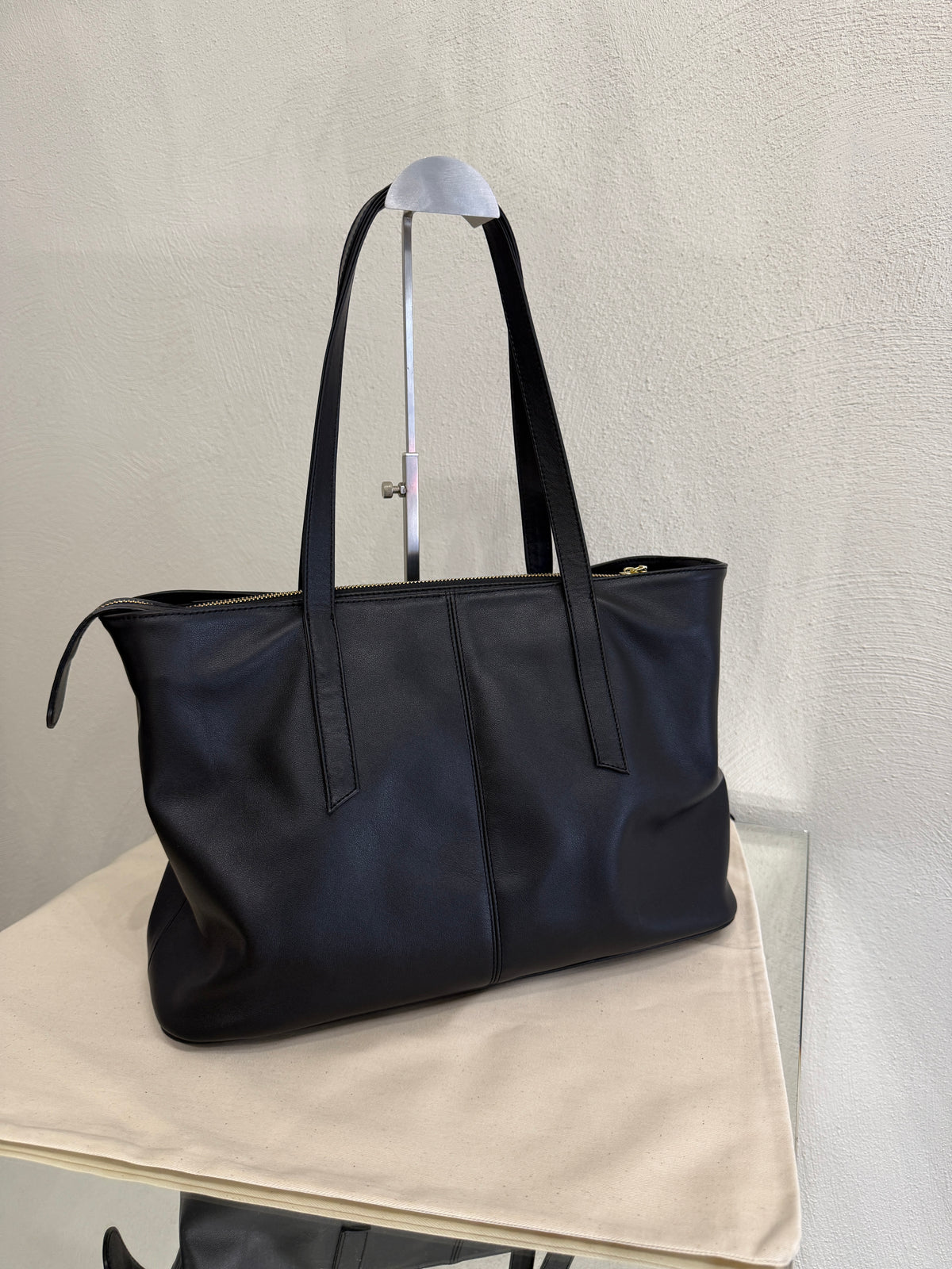 Shopper Noam Midi Black Nappa