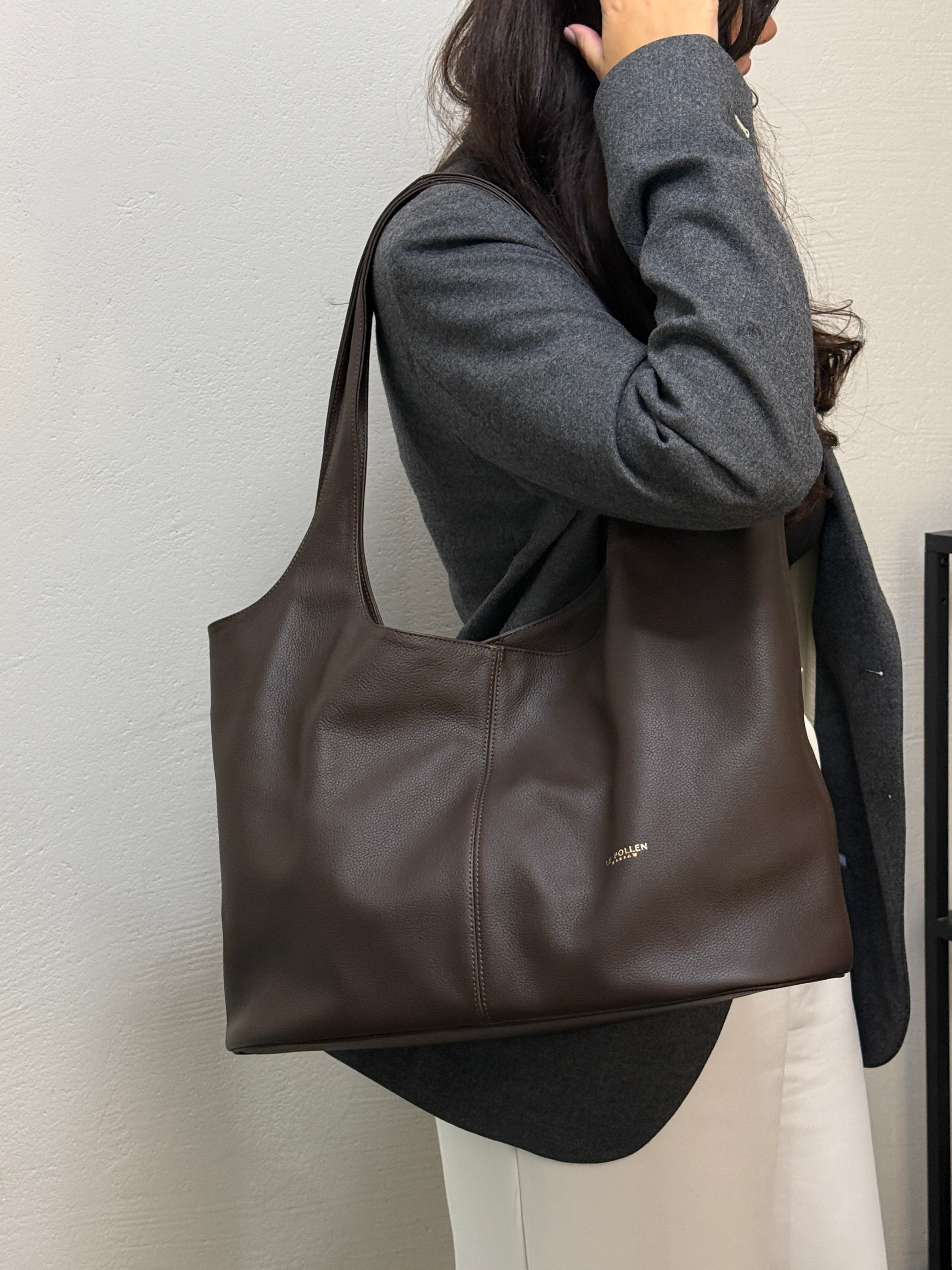 Easy Tote Brown Grain