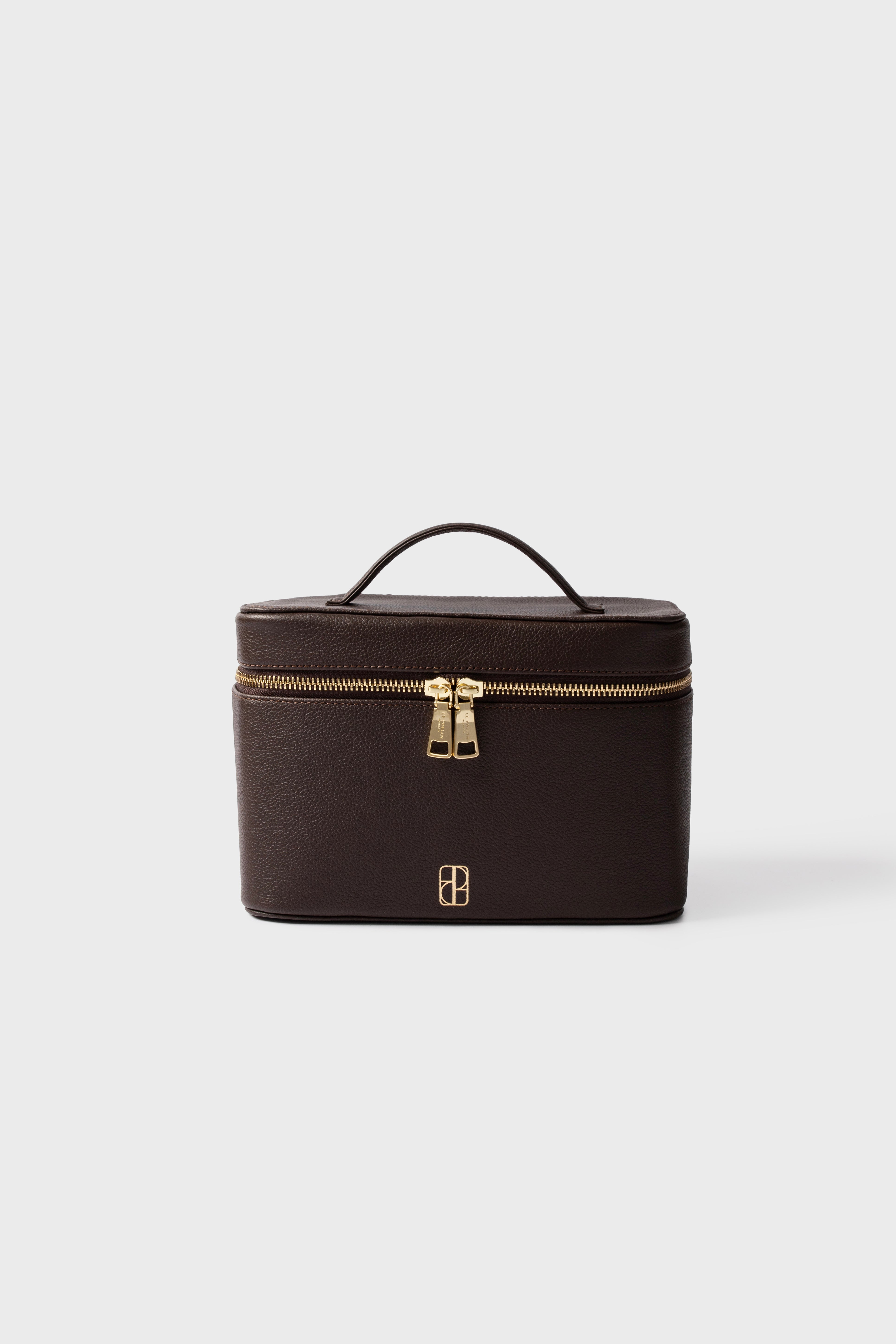 Vanity Case Brown Grain