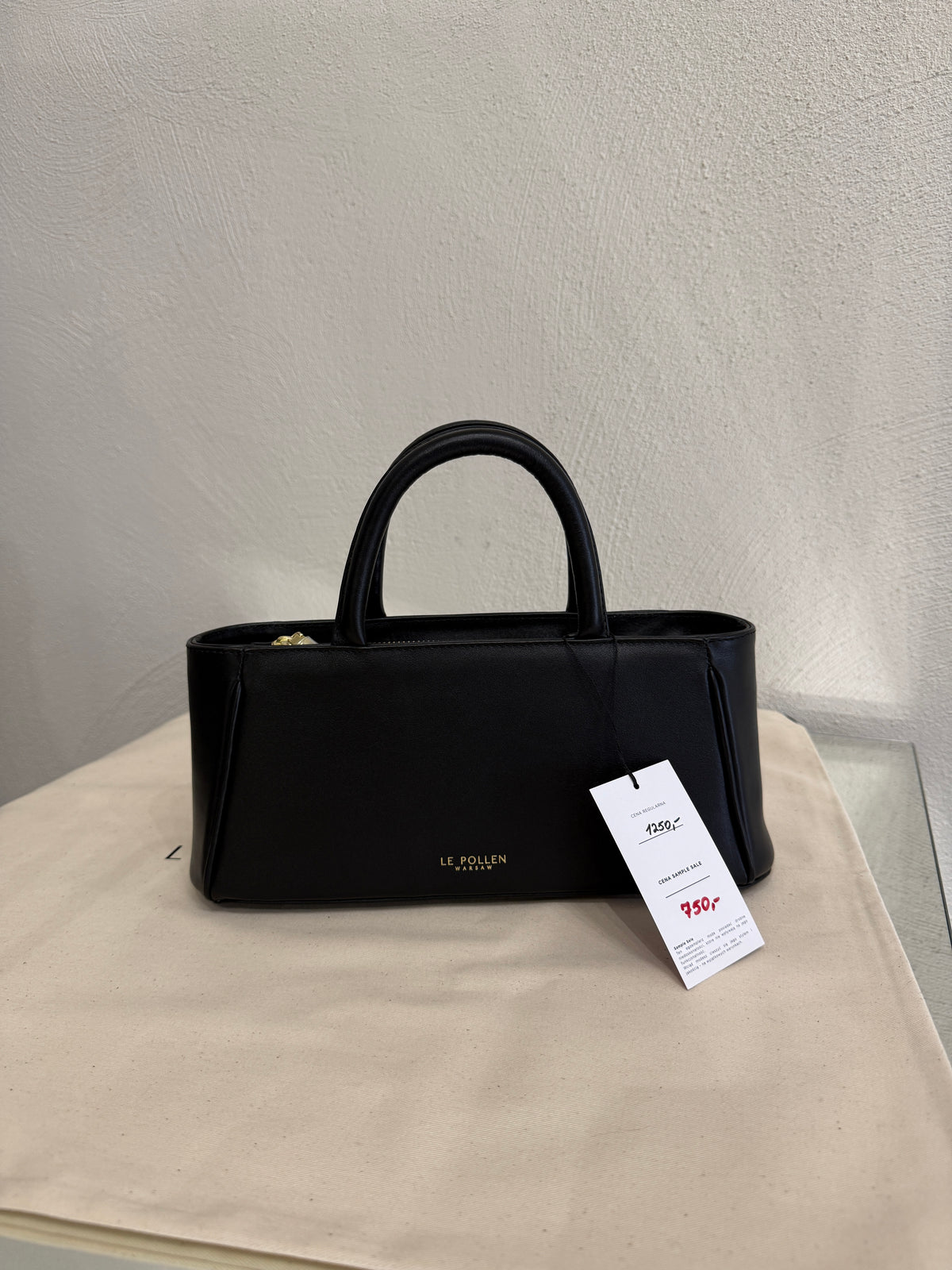 Mia Black Nappa Sample Sale