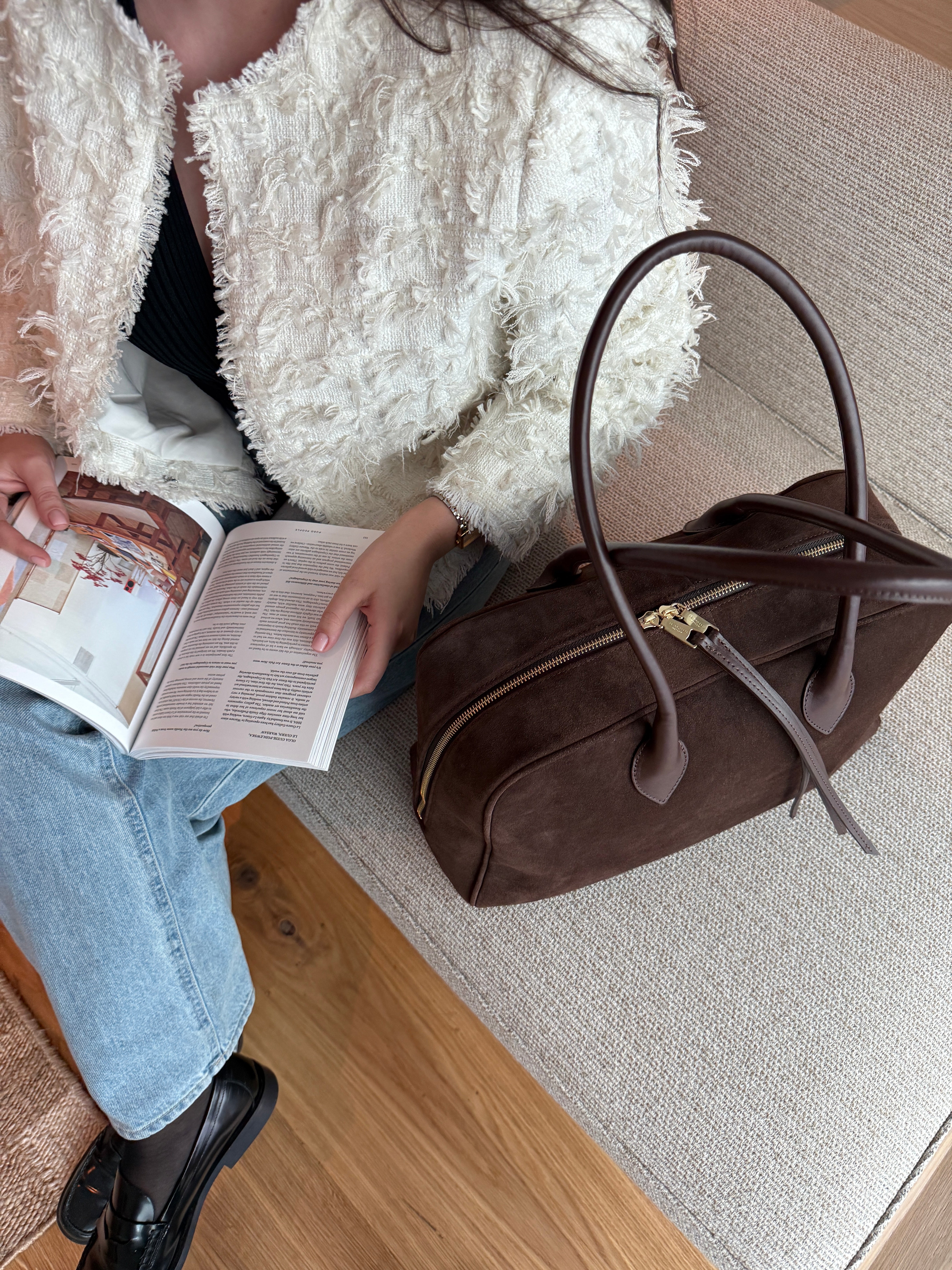 Siera Chocolate Suede