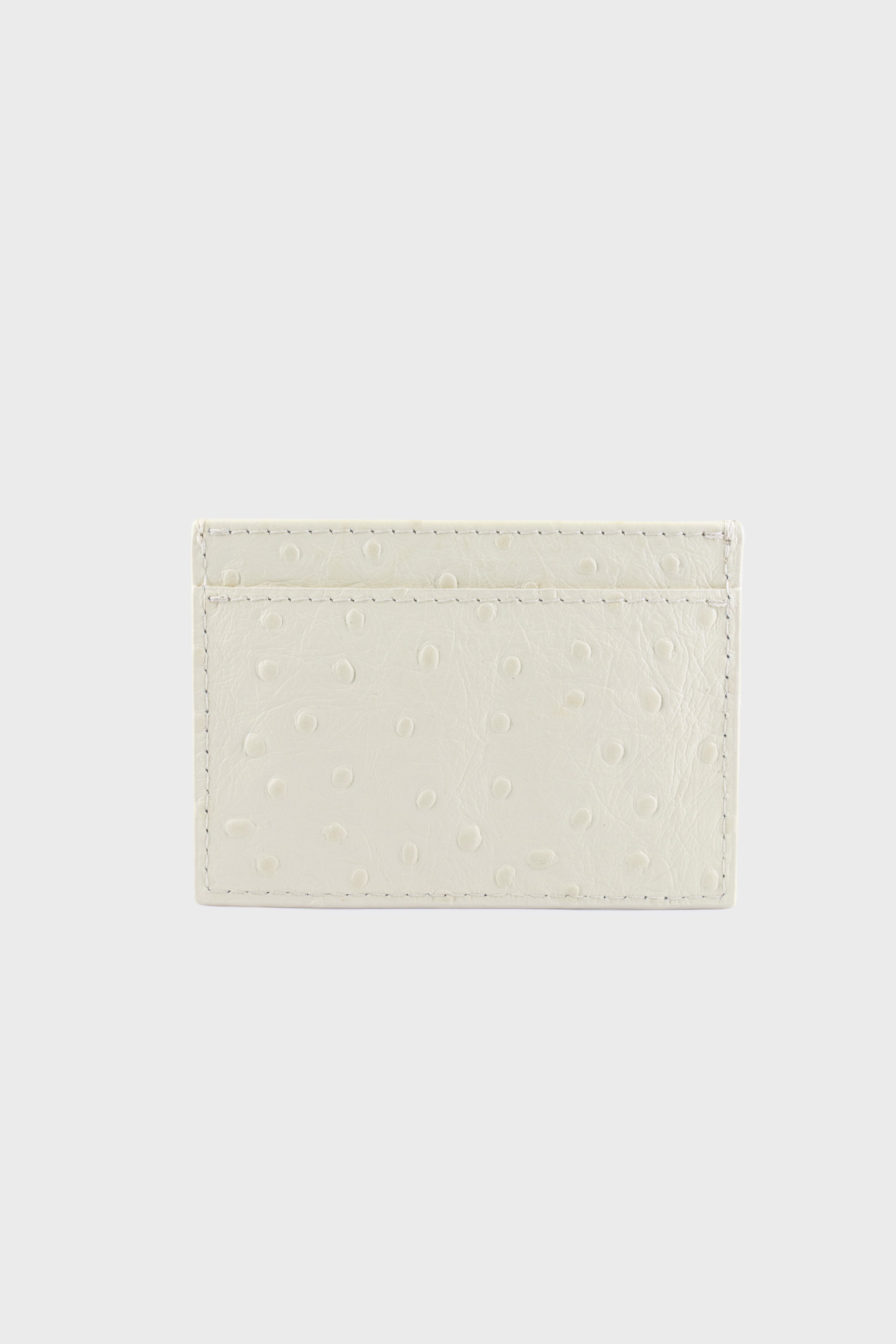 Cardholder Cream Ostrich