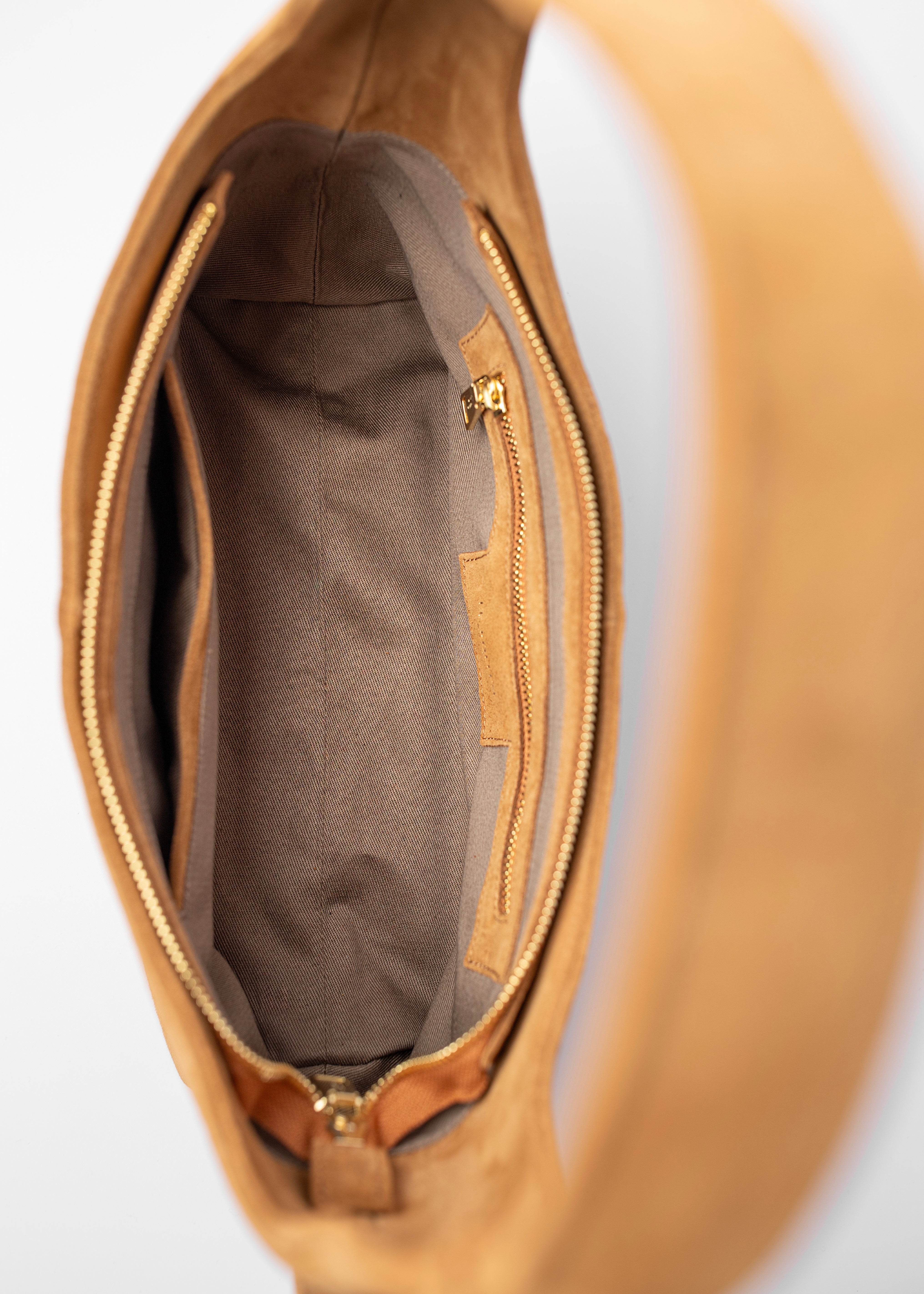 Mini Hobo Honey Suede