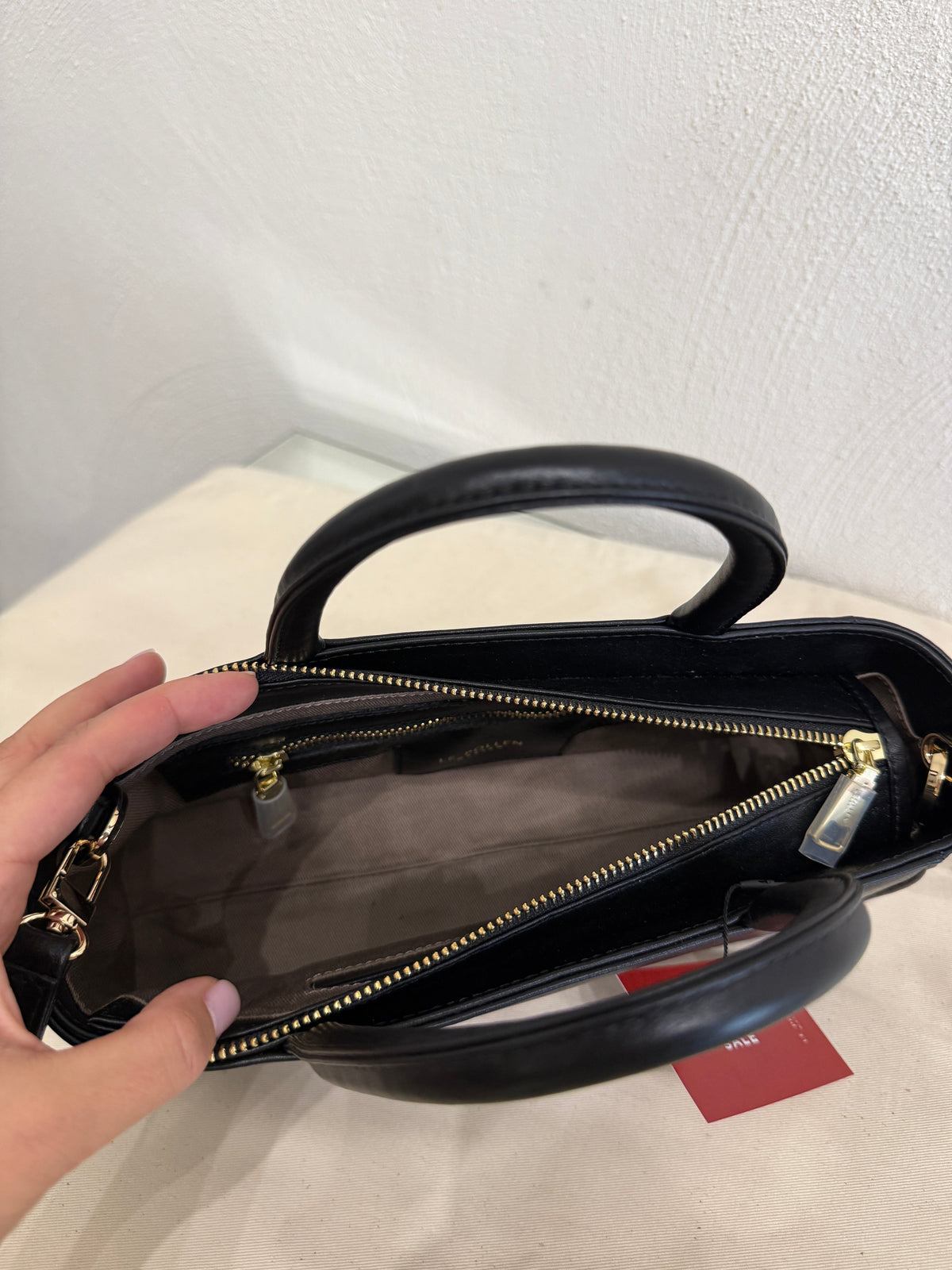 Mia Black Nappa Sample Sale