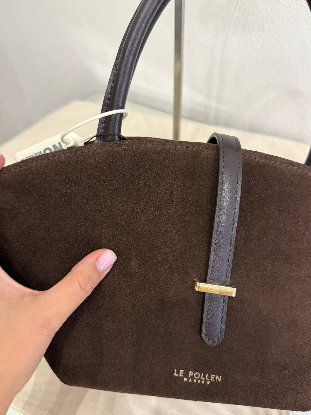 Mini Alva Chocolate Suede
