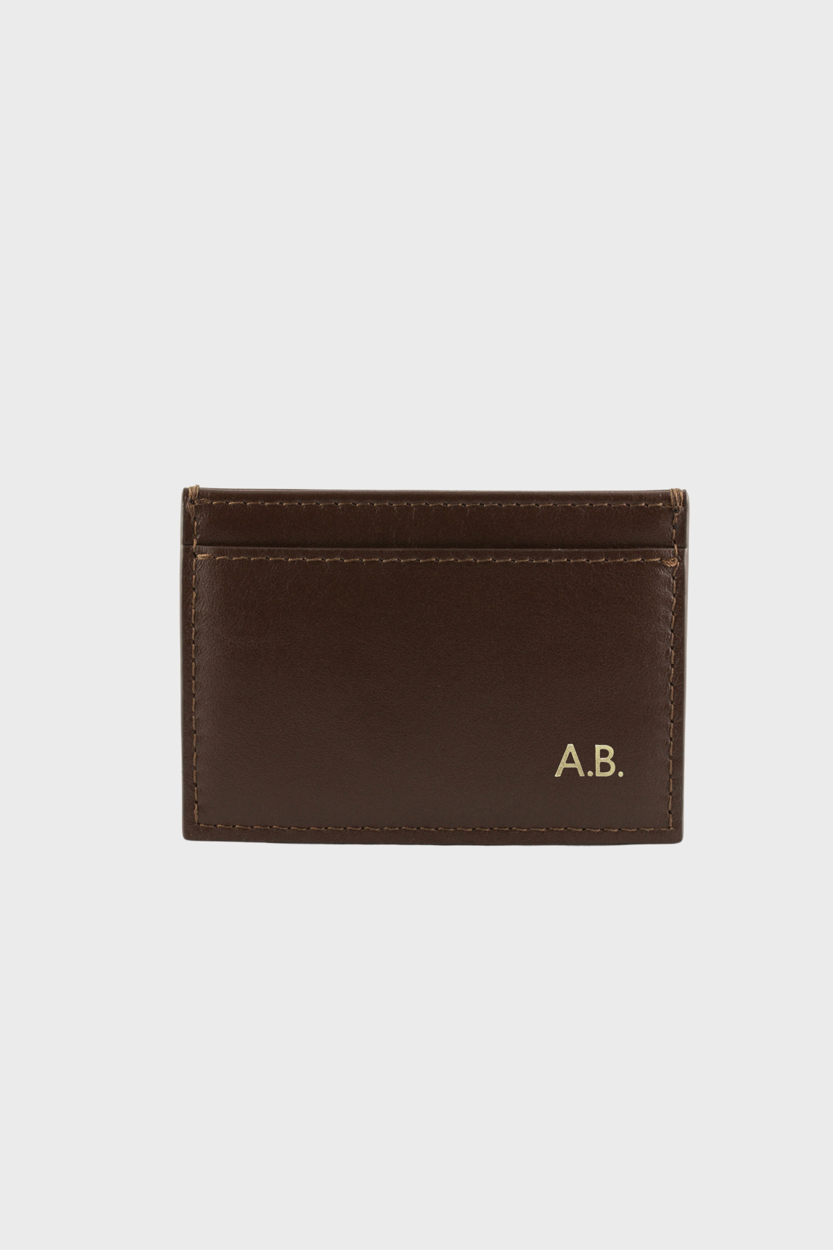 Cardholder Brown Smooth