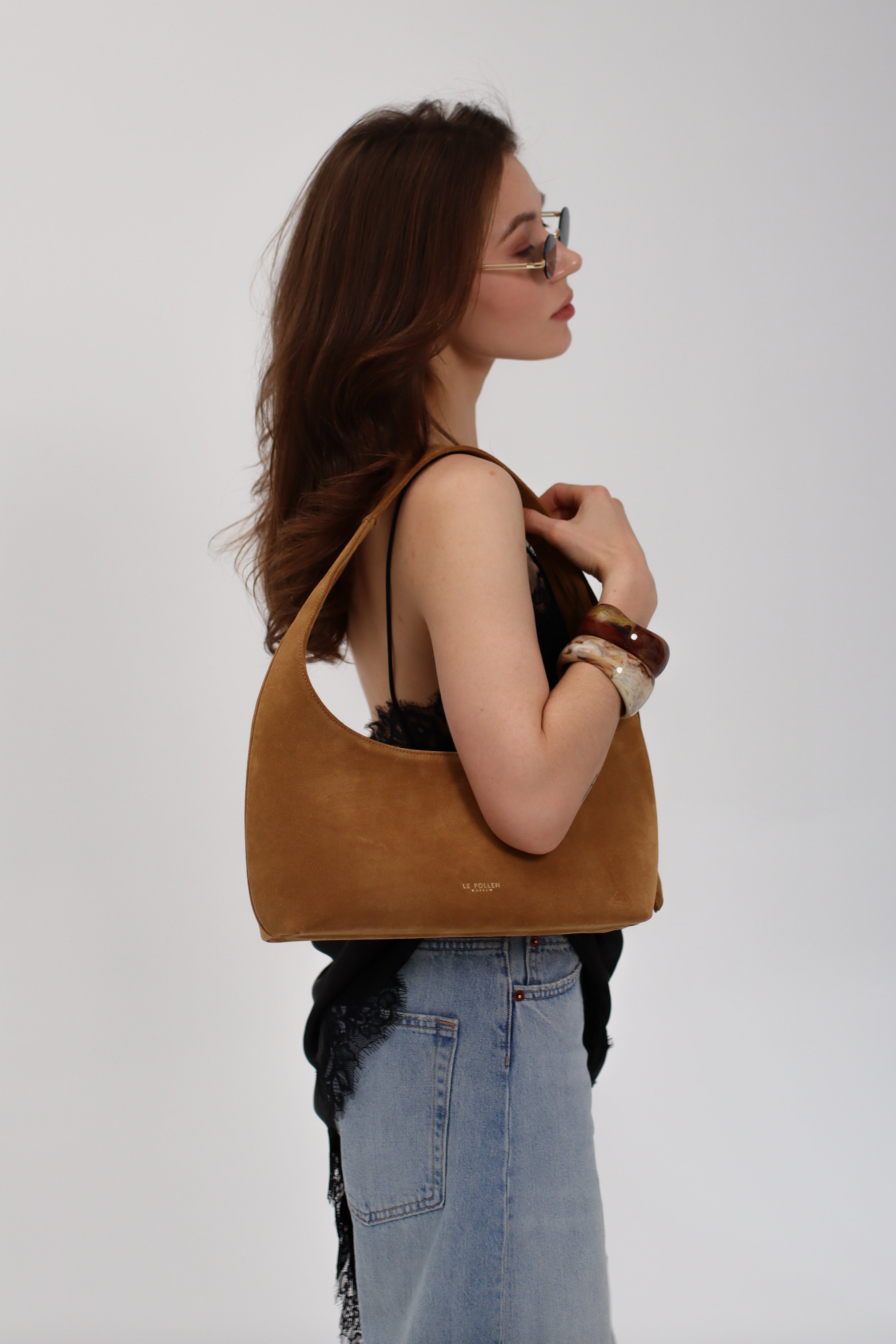 Mini Hobo Honey Suede