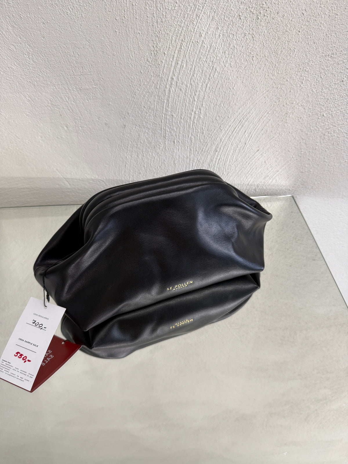 Freya Black Nappa Sample Sale
