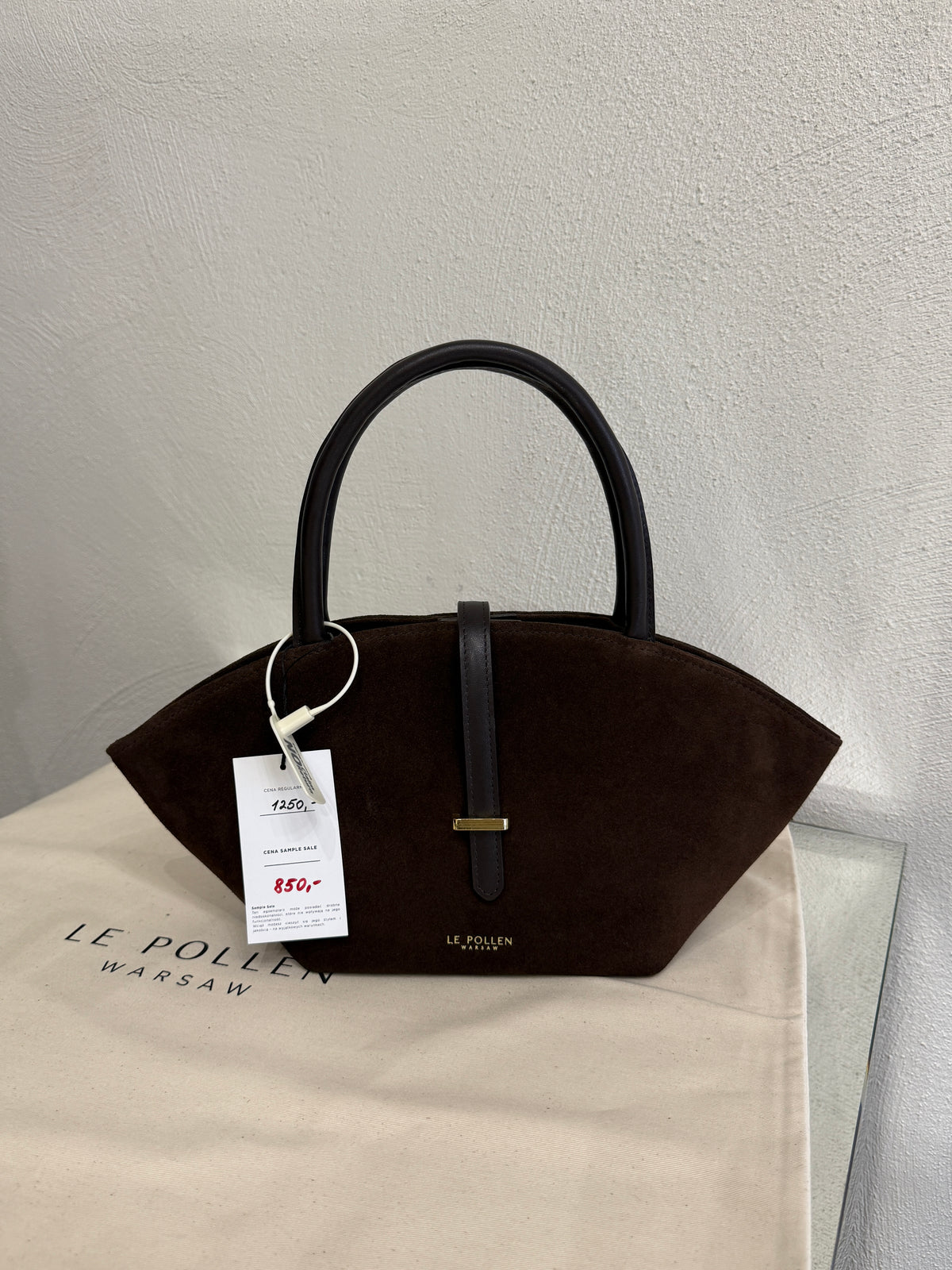 Mini Alva Chocolate Suede