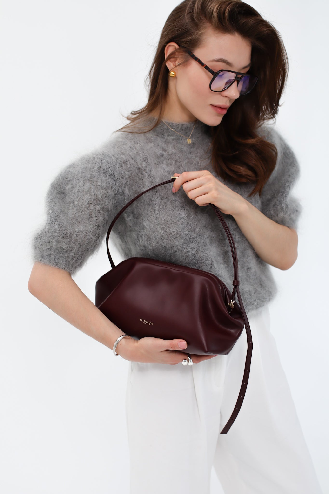 Freya Maxi Burgundy Nappa