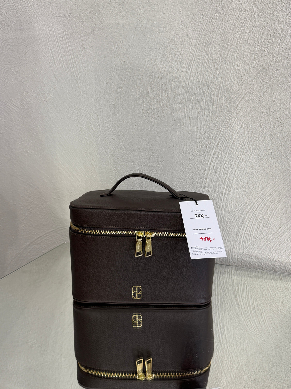 Vanity Case Brown Grain