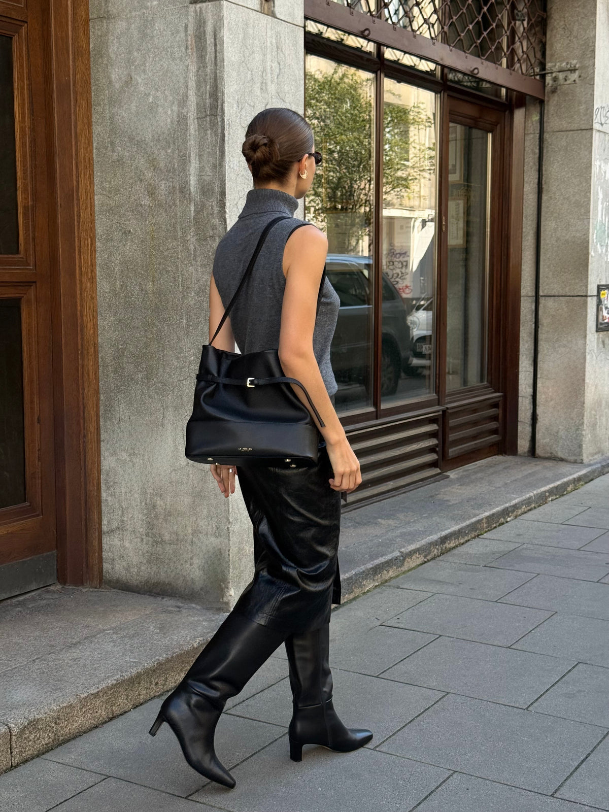 Nubia Black Nappa