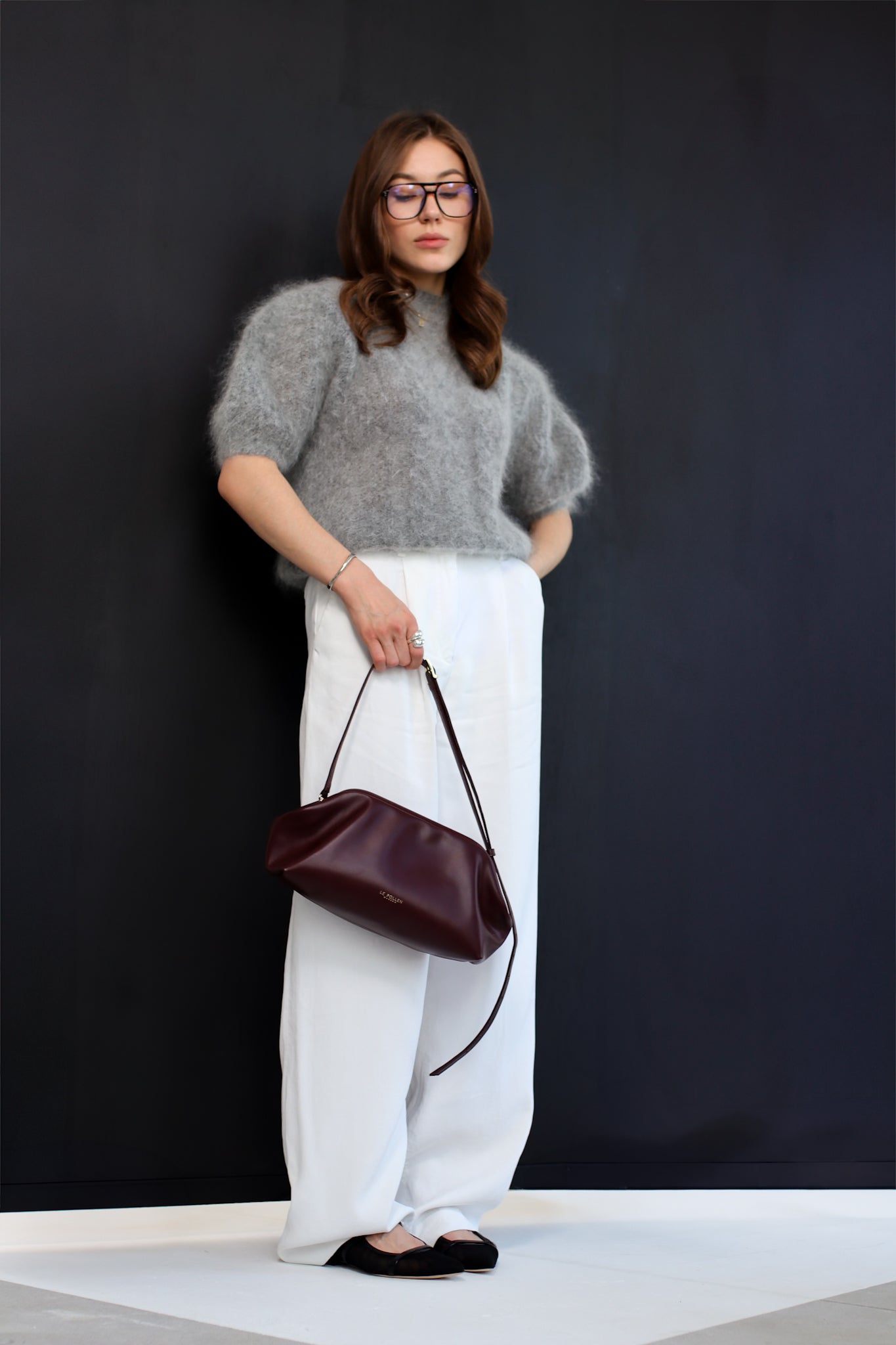Freya Maxi Burgundy Nappa