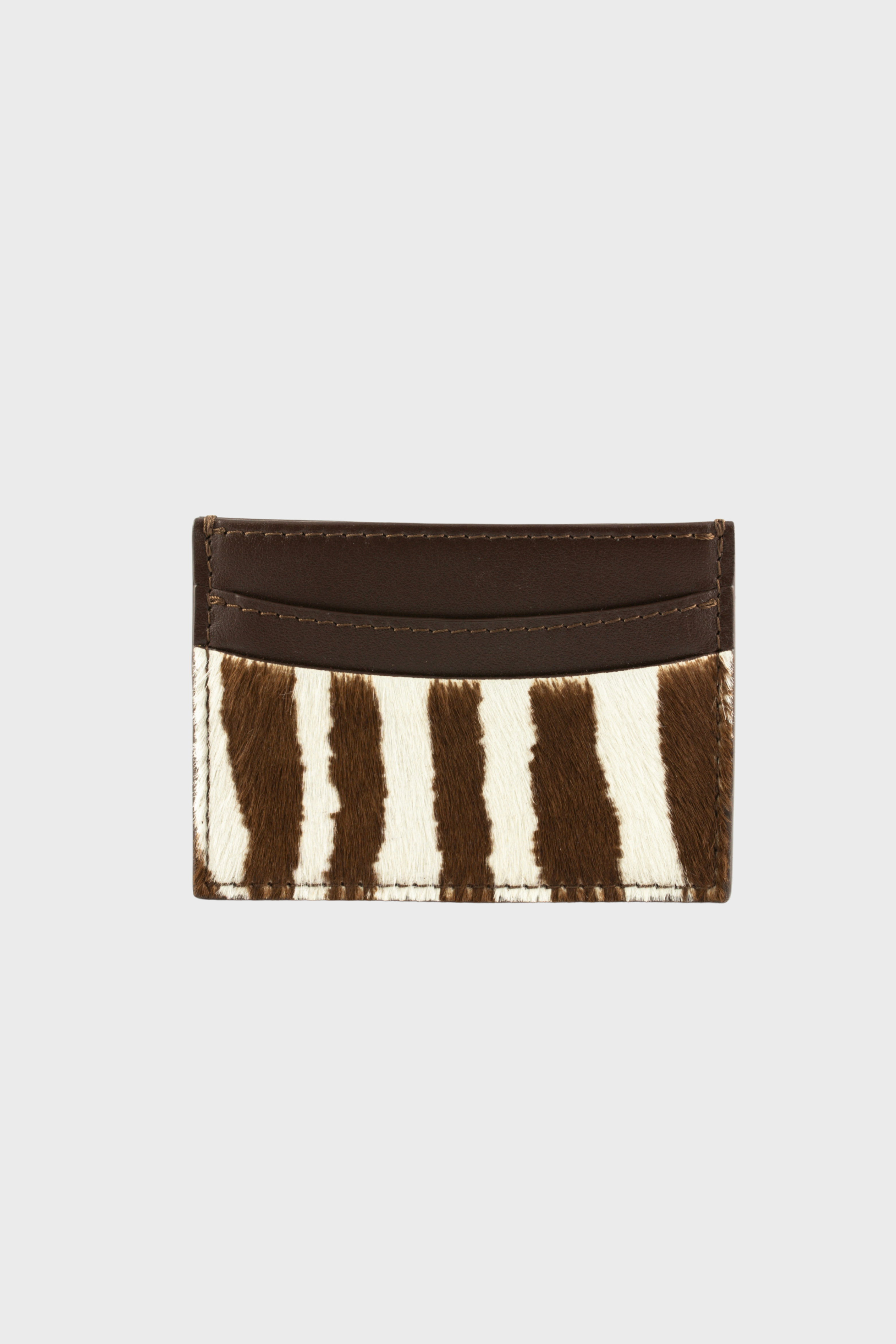 Cardholder Brown Zebra