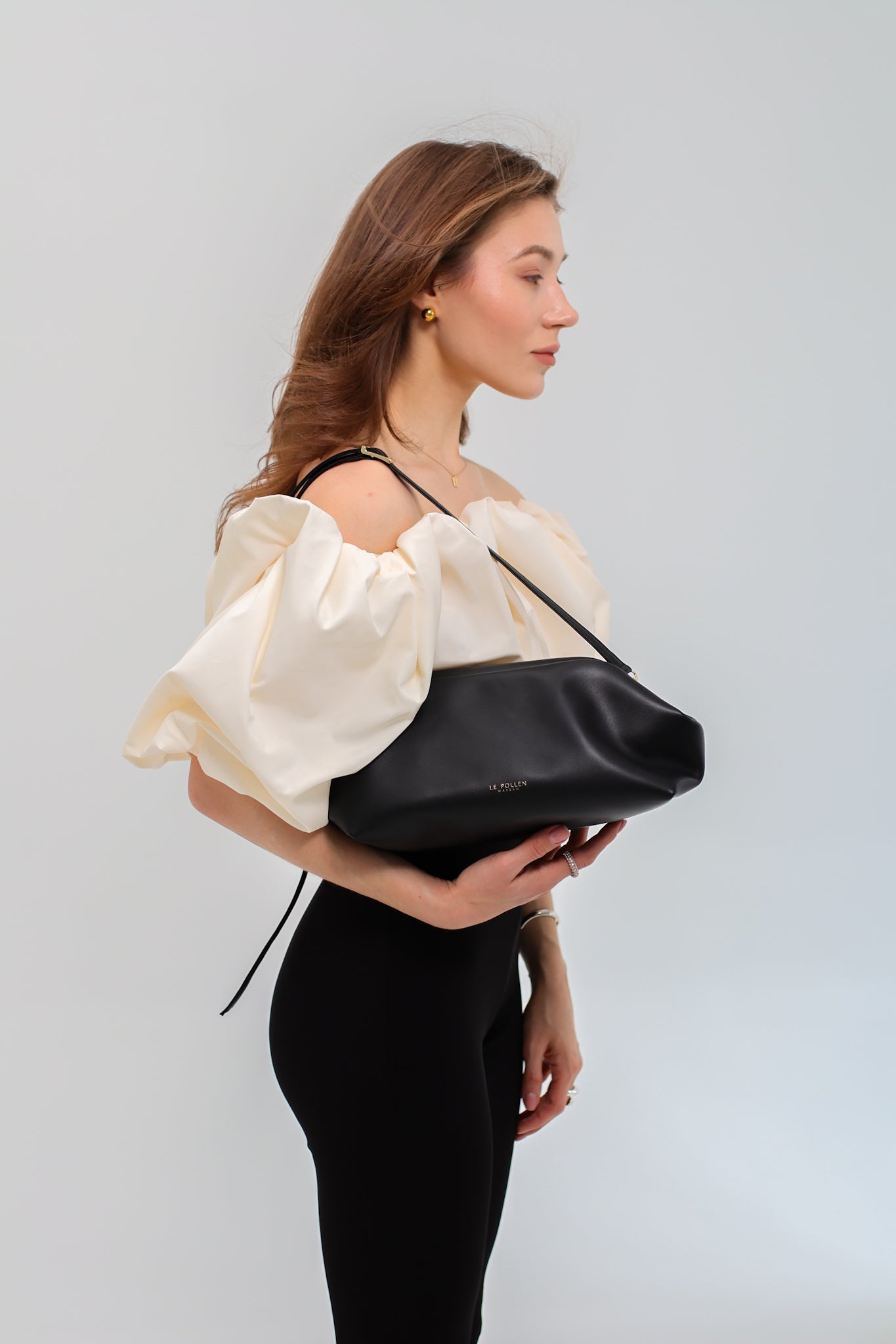 Freya Maxi Black Nappa