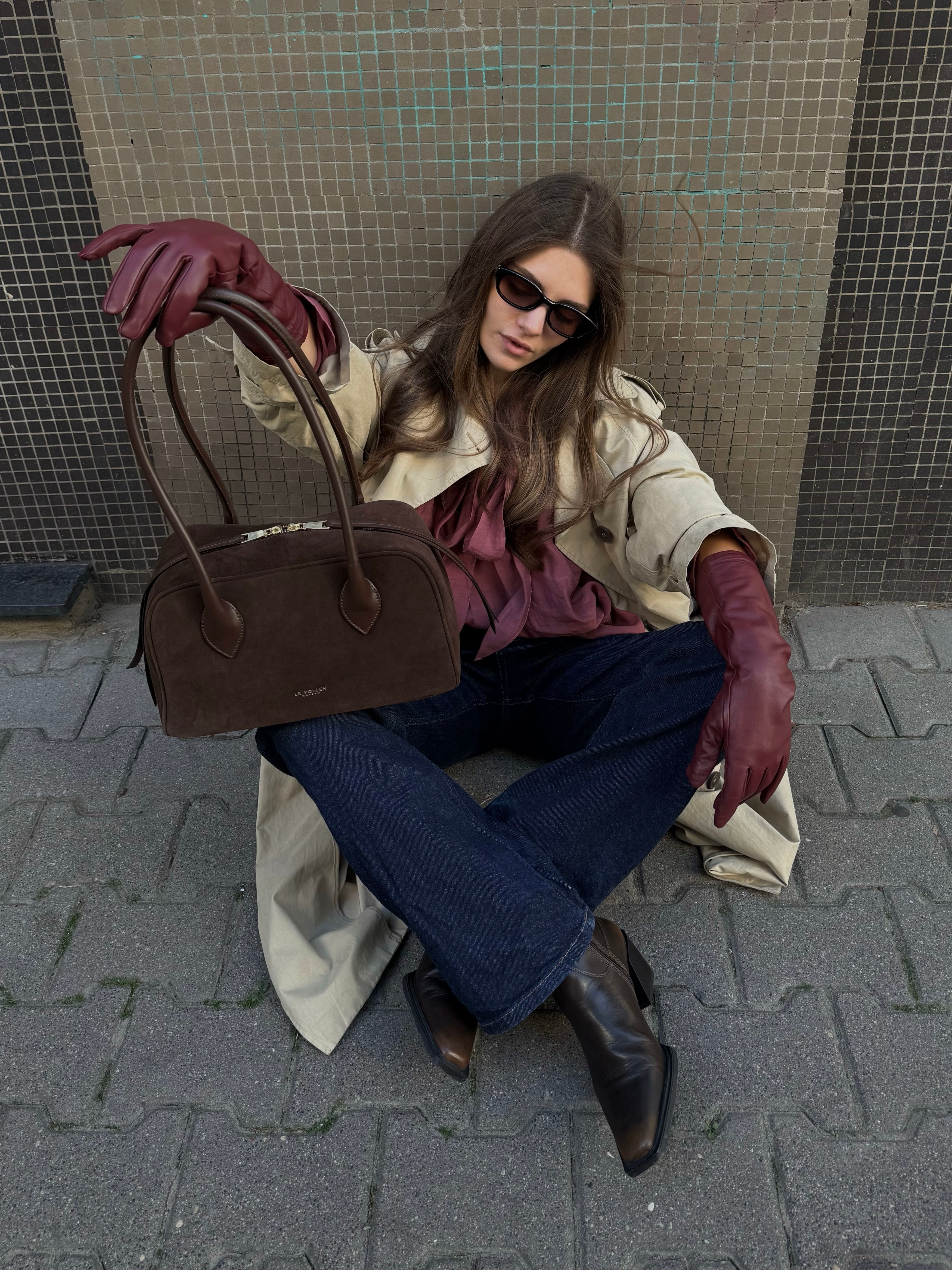 Mini Siera Chocolate Suede