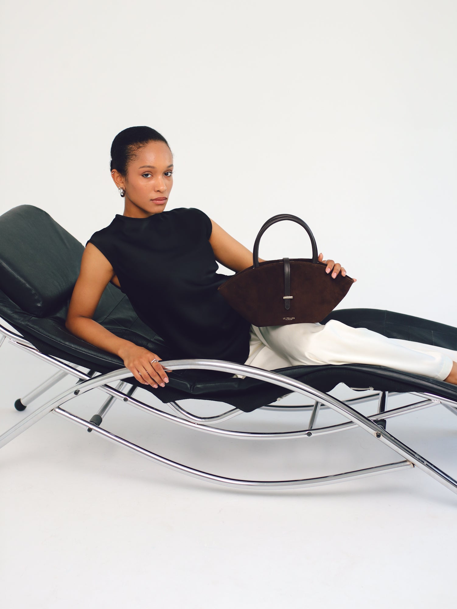 Mini Alva Chocolate Suede