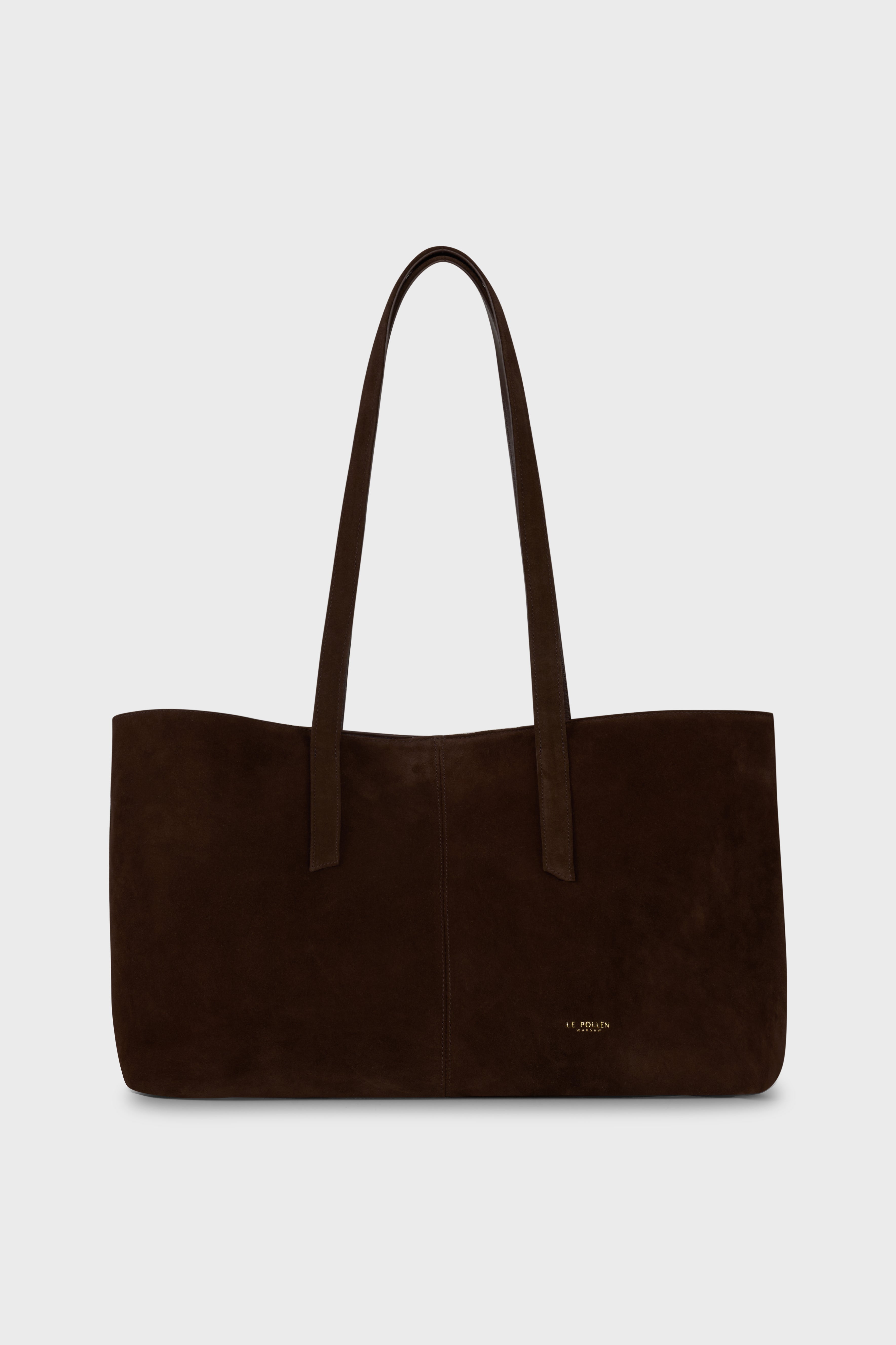Noam Large Chocolate Suede